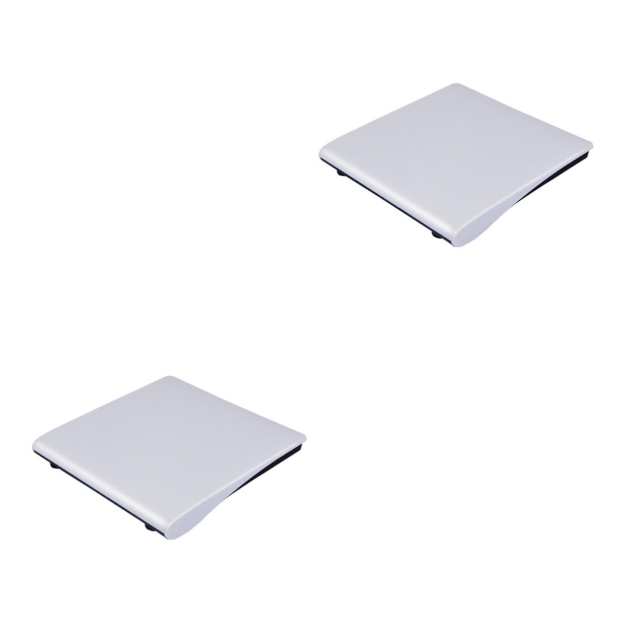 Jojofuny 2-Pack USB 3.0 External DVD Drive Burner Writer for Laptop Computer - Portable CD/DVD Rewriter for Windows Mac - Perfect for Home Office, Data Backup & Movie Playback (White)