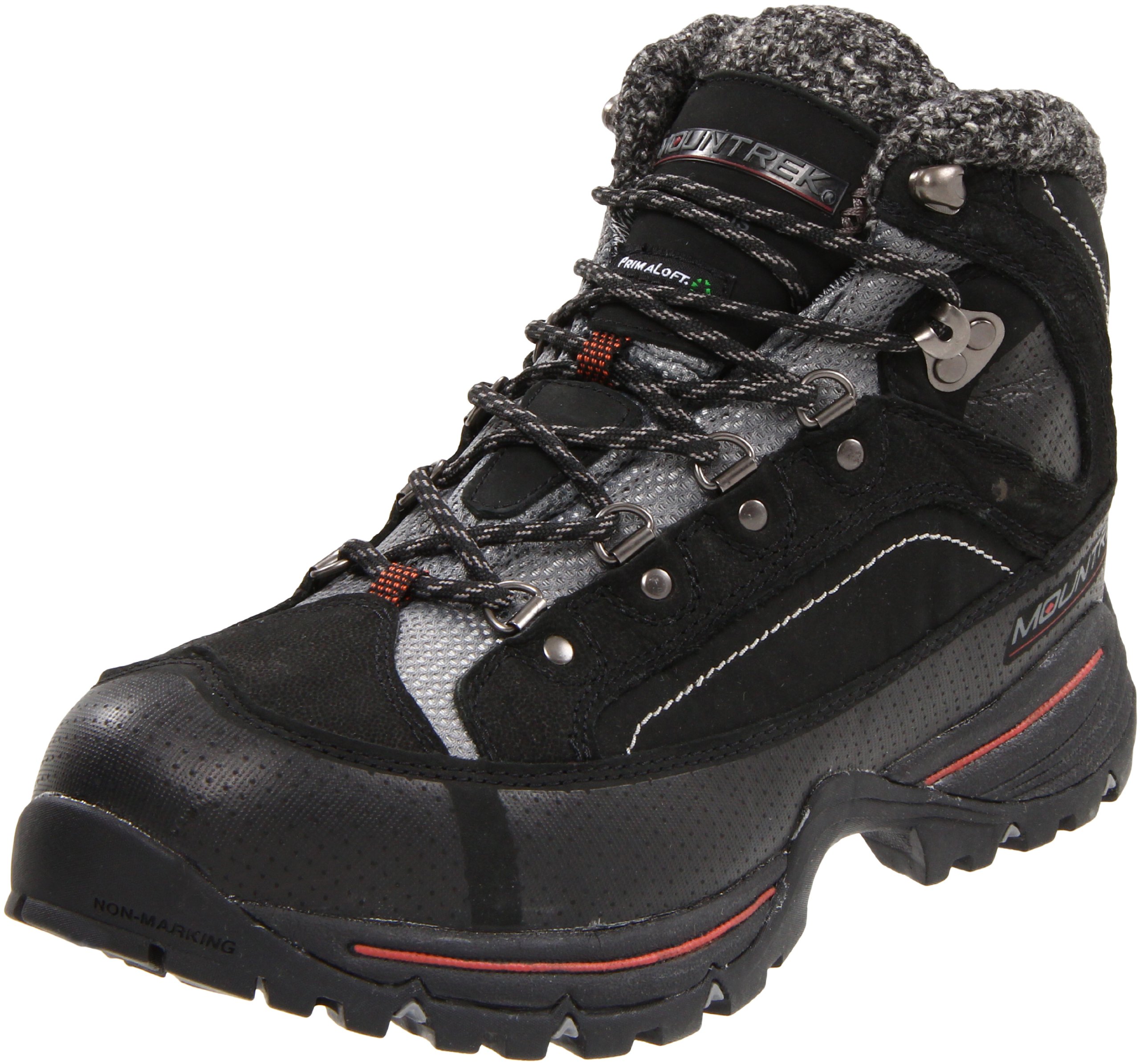 Men's Waterproof Leather Mid-Calf Boots for Winter - Non-Slip Hiking & Outdoor Work Boots for Snow, Rain & Cold Weather