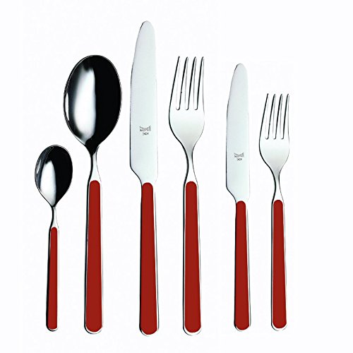 Premium MEPRA Stainless Steel Flatware Set - 18/10 Coral Design for Elegant Dining, Perfect for Weddings, Parties, and Everyday Use