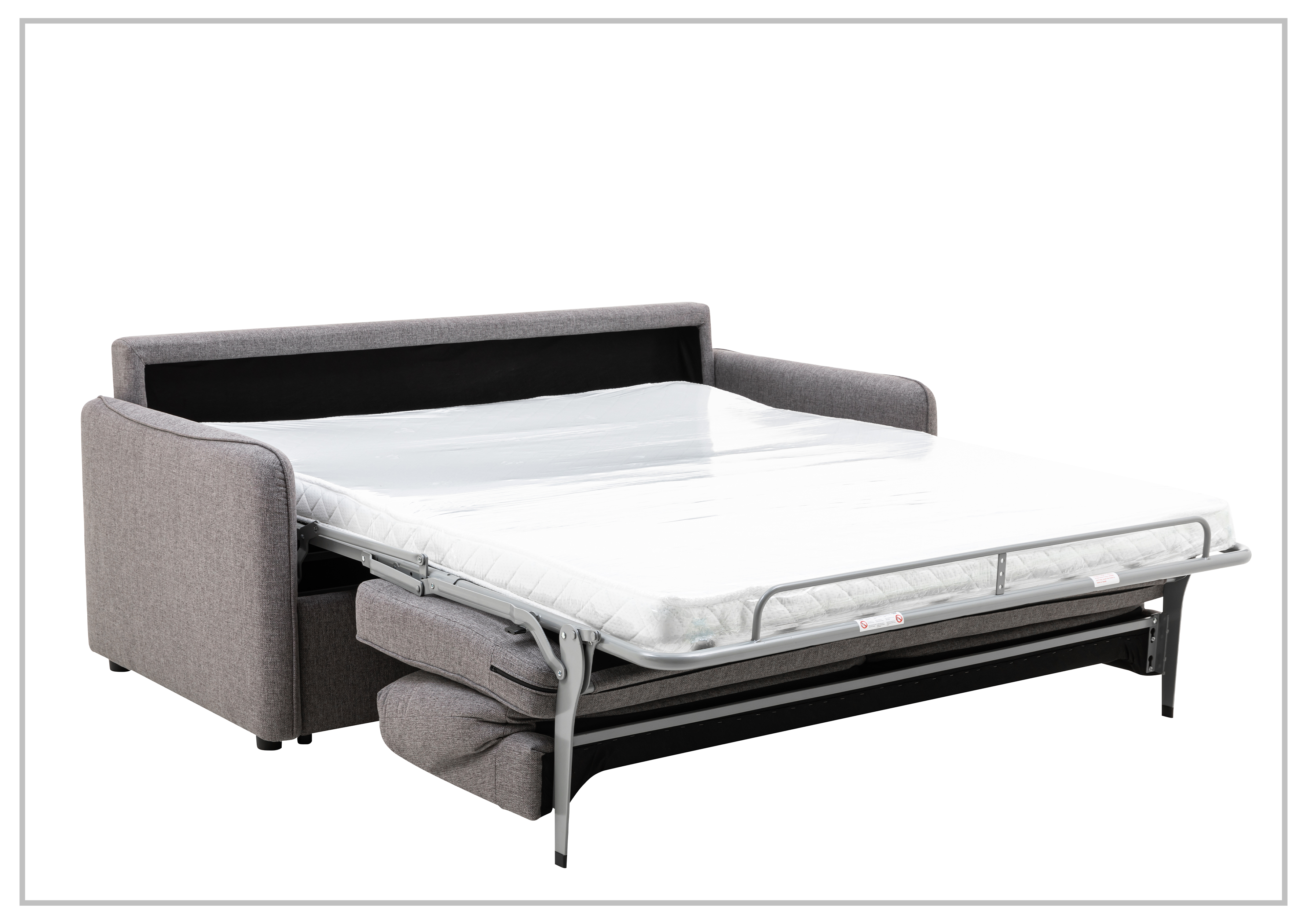 Gio Italia New York Queen Size Fabric Sleeper Sofa with Memory Foam - Affordable Convertible Sofa Bed for Small Spaces, Guest Rooms & Apartments