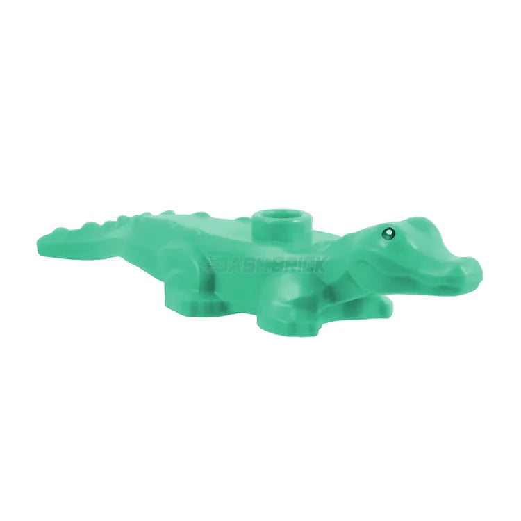 LEGO Baby Crocodile Alligator Hatchling Building Block Toy - Sand Green [78532pb02] for Kids' Creative Play and Animal Lovers Collection