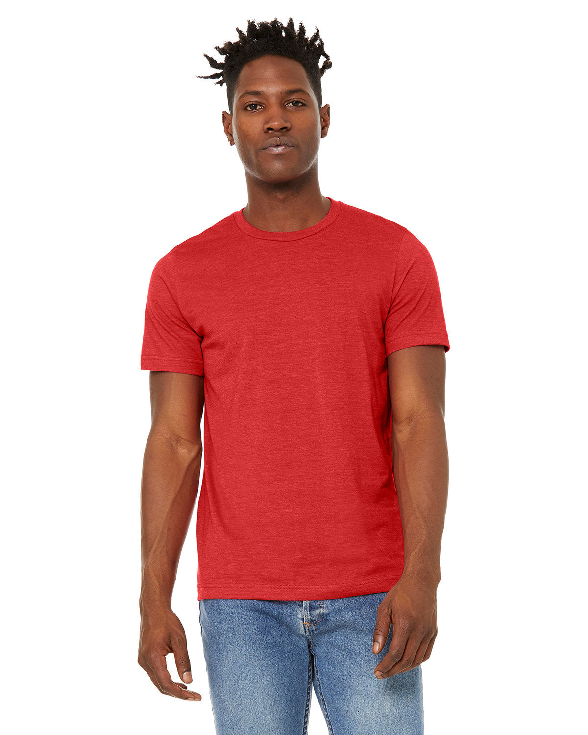 Bella + Canvas 3301C Unisex Sueded T-Shirt - Soft Comfortable Crew Neck Tee for Men & Women - Perfect for Casual Wear, Layering & Everyday Outfits