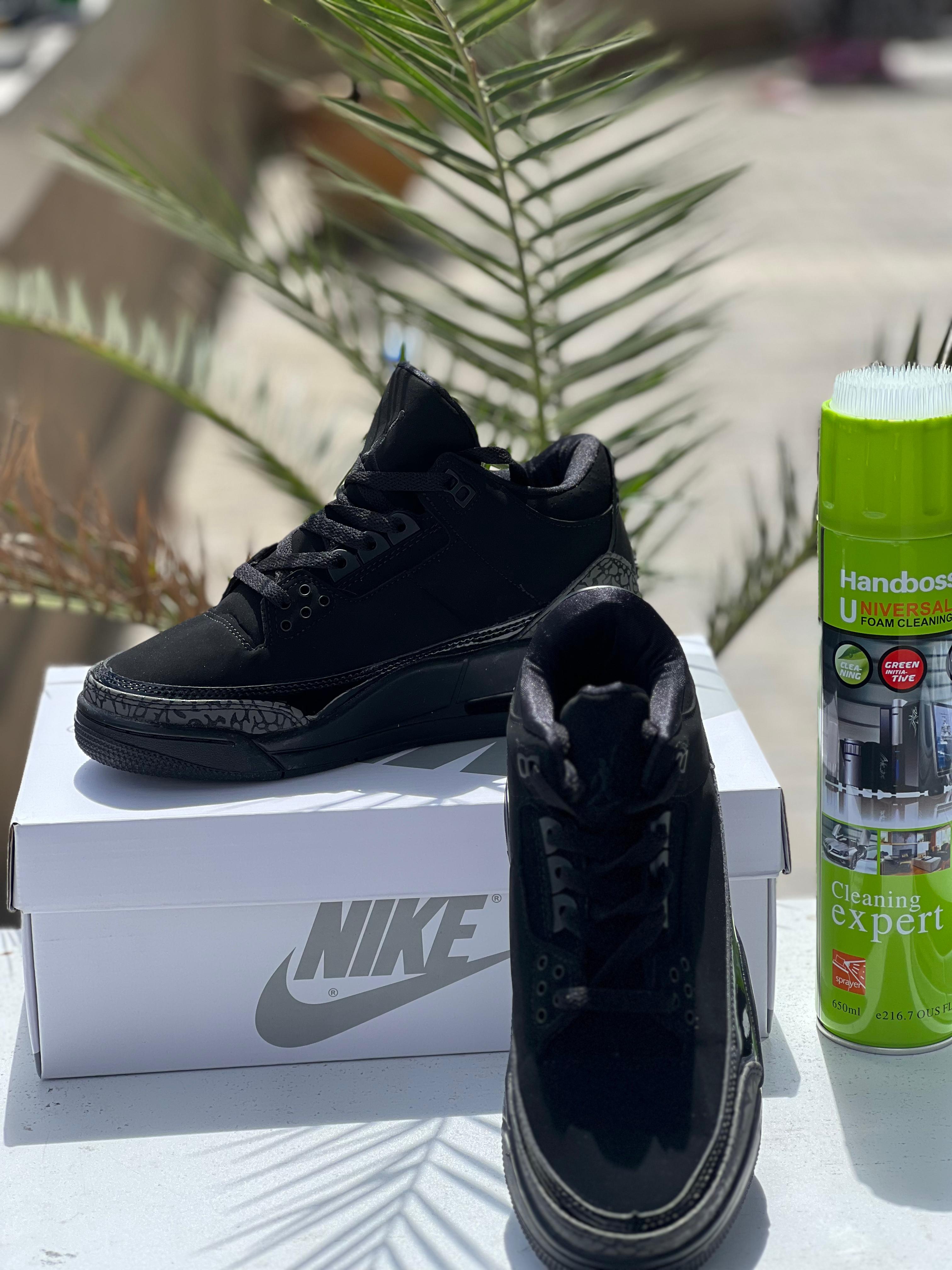 Air Jordan 3 Retro Black Cat Men's Basketball Shoes - Stylish Sneakers for Casual Wear & Street Fashion