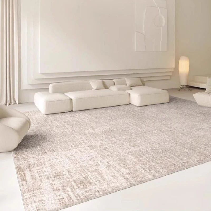 Zora Faux Wool Waterproof Spillproof Area Rug for Living Room - Soft Non-Slip Floor Mat Perfect for Home, Office & High Traffic Areas