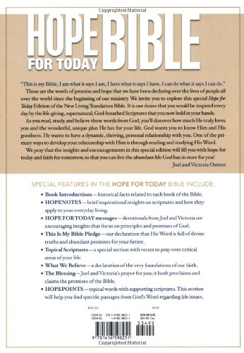 Hope for Today Bible - Inspirational Daily Devotional for Christians | Perfect for Personal Study, Small Groups & Church Services