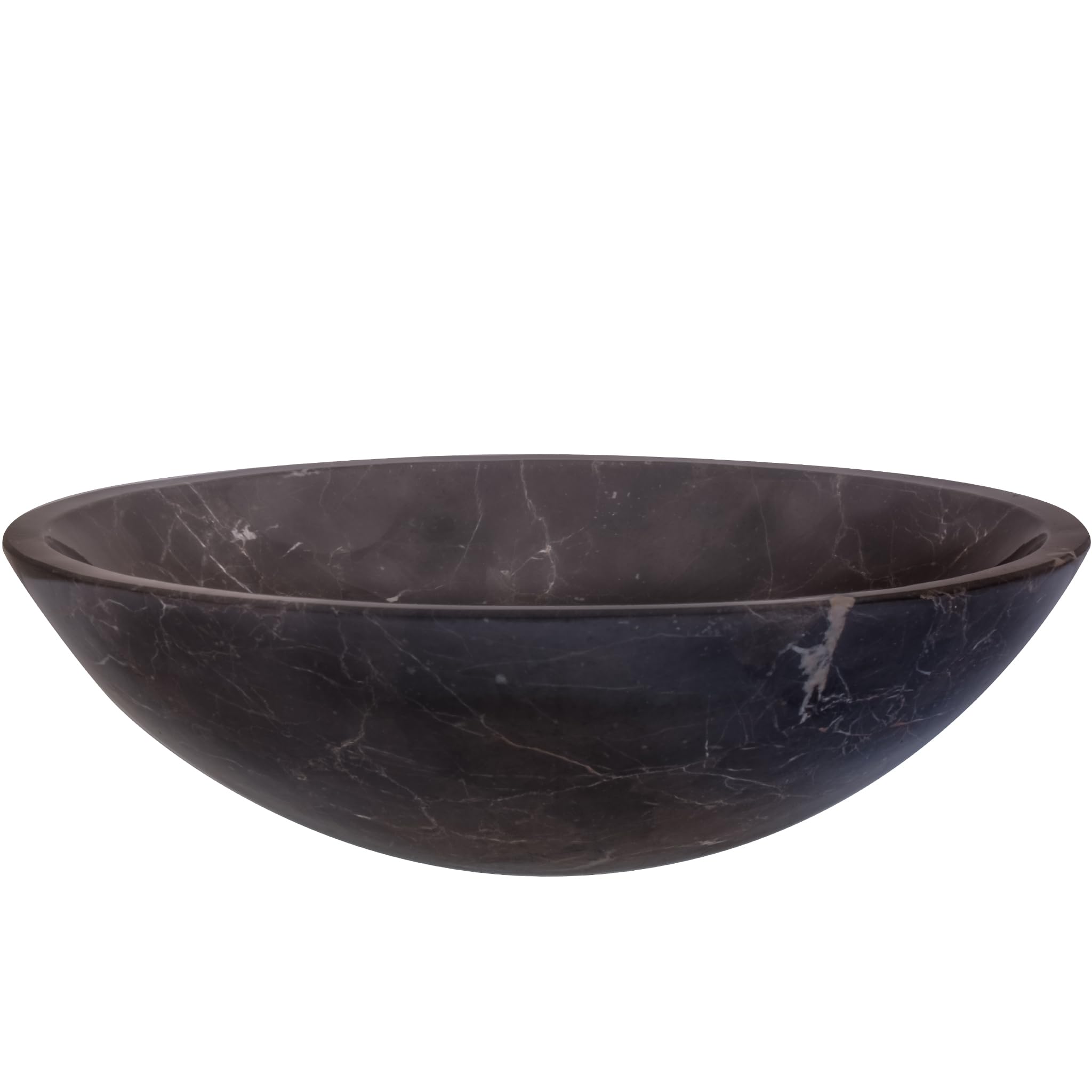 Novatto NOSV-CM Modern Vessel Bathroom Sink - Ceramic Above Counter Bath Sink for Vanity, Powder Room & Guest Bathroom Decor
