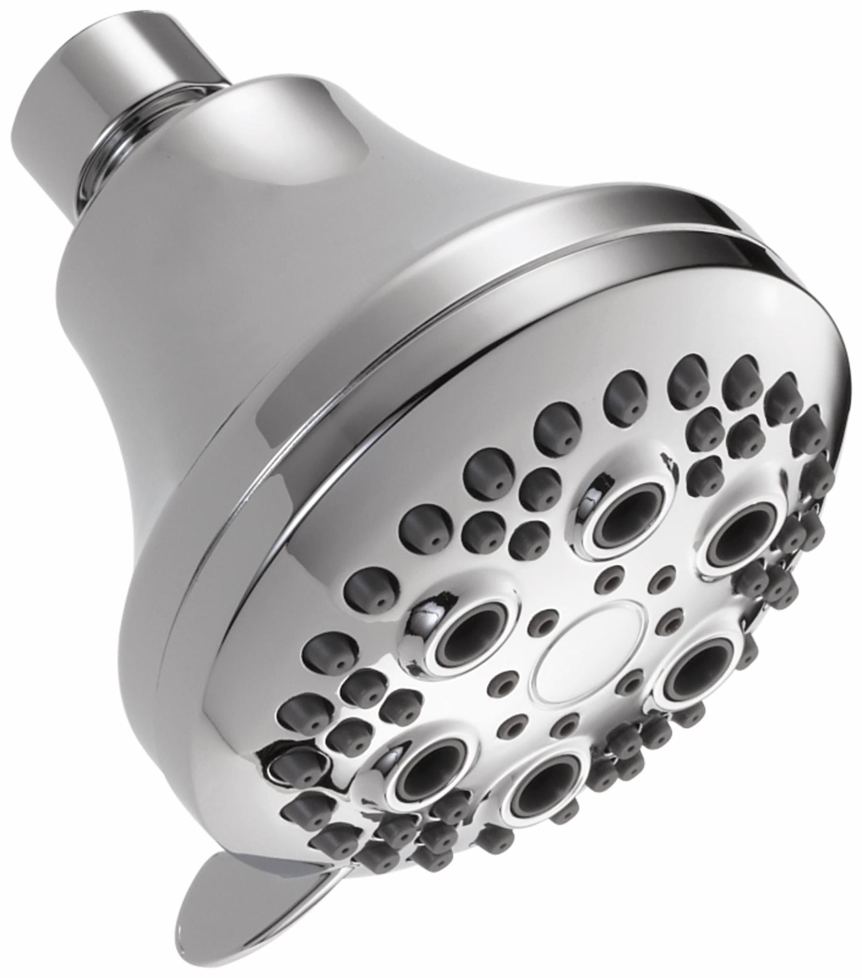 Delta 52634 1.5 GPM Water Efficient 5-Setting Shower Head in Chrome Finish - Perfect for Bathroom Renovation & Water Conservation