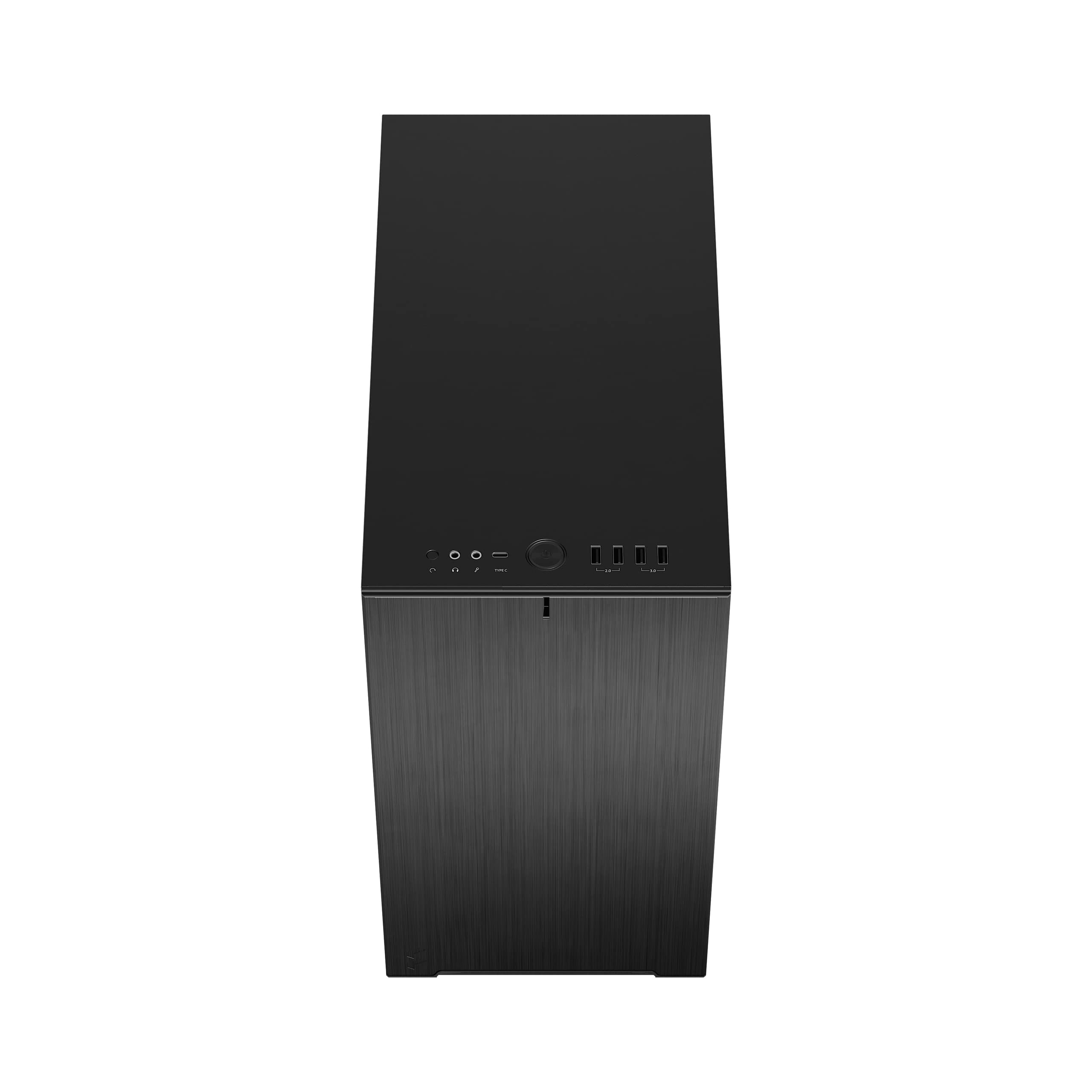 Fractal Design Define 7 Mini Black Micro ATX PC Case - Brushed Aluminum/Steel, Silent Mini Tower Computer Chassis for Home/Office/Gaming Workstation