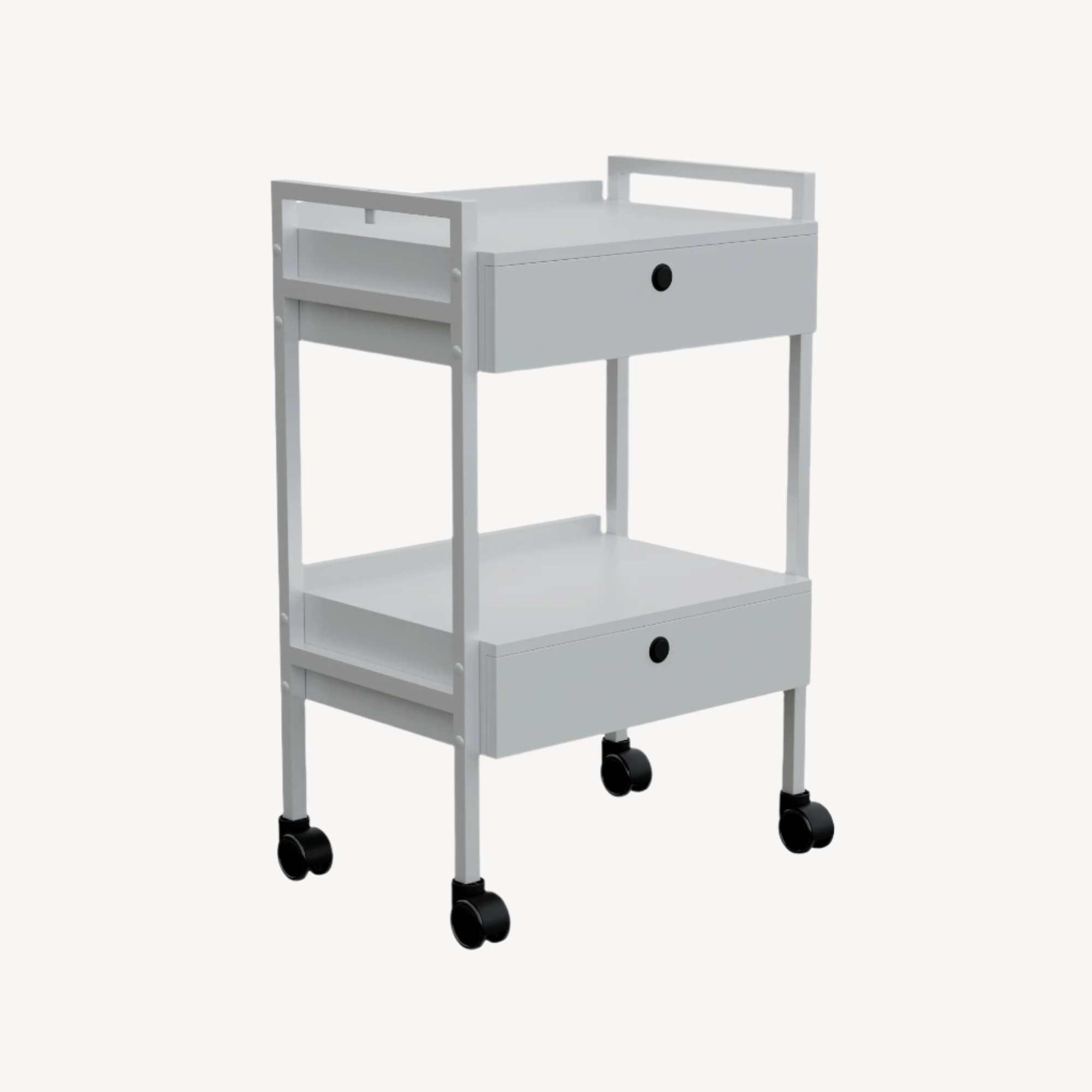 DANTE DELUXE Professional Beauty Trolley Cart with 3 Locking Drawers - Mobile Makeup Storage Organizer for Salon, Spa & Home Use (Model 1019) - Perfect for Hairstylists, Estheticians & Makeup Artists