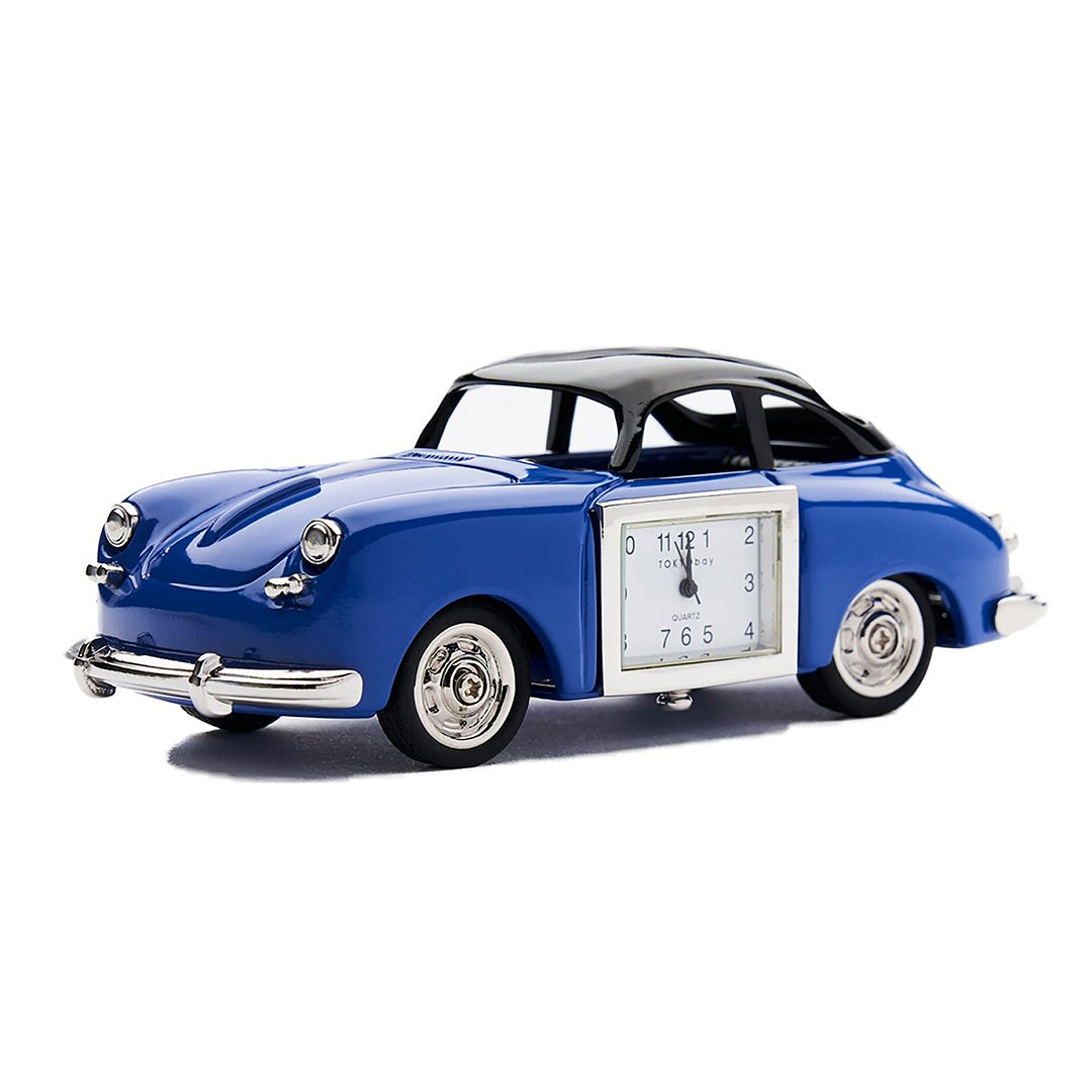 Vintage Retro Style Blue Car Dashboard Clock - Classic Analog Clock for Cars, Trucks & Vehicles - Perfect for Road Trips, Travel & Auto Enthusiasts