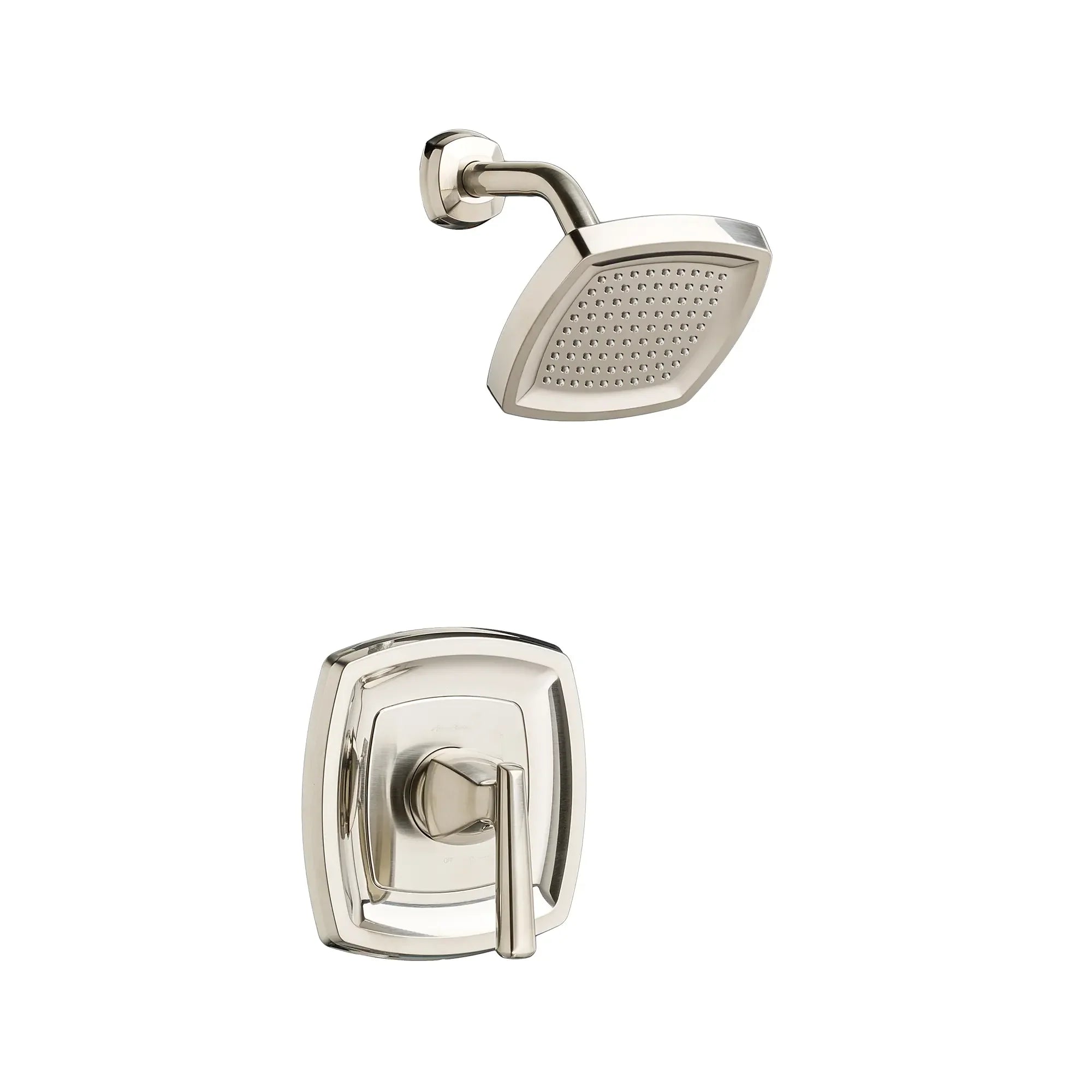 Edgemere® 2.5 GPM/9.5 LPM Shower Trim Kit with Showerhead - Double Ceramic Pressure Balance Cartridge & Lever Handle - Perfect for Bathroom Renovation & Modern Home Upgrades