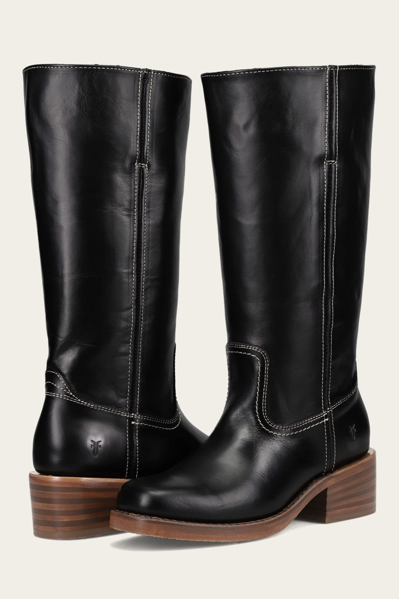 14L Wide Calf Boots for Women - Comfortable & Stylish Campus Riding Boots - Perfect for School, Work and Outdoor Activities