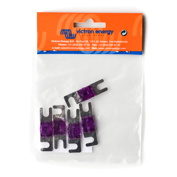 200A/32V MIDI Fuse - Pack of 5 - High Current Automotive Blade Fuse for Car Audio, RV & Marine Electrical Systems