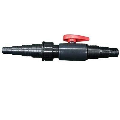 Inline Pond Hose Connector with Flow Regulator Valve - Universal Water Flow Control for Koi Fish Ponds, Water Gardens & Tubing (20/25/32/38mm Sizes) - Perfect for Pond Filtration, Fountain Systems & Irrigation
