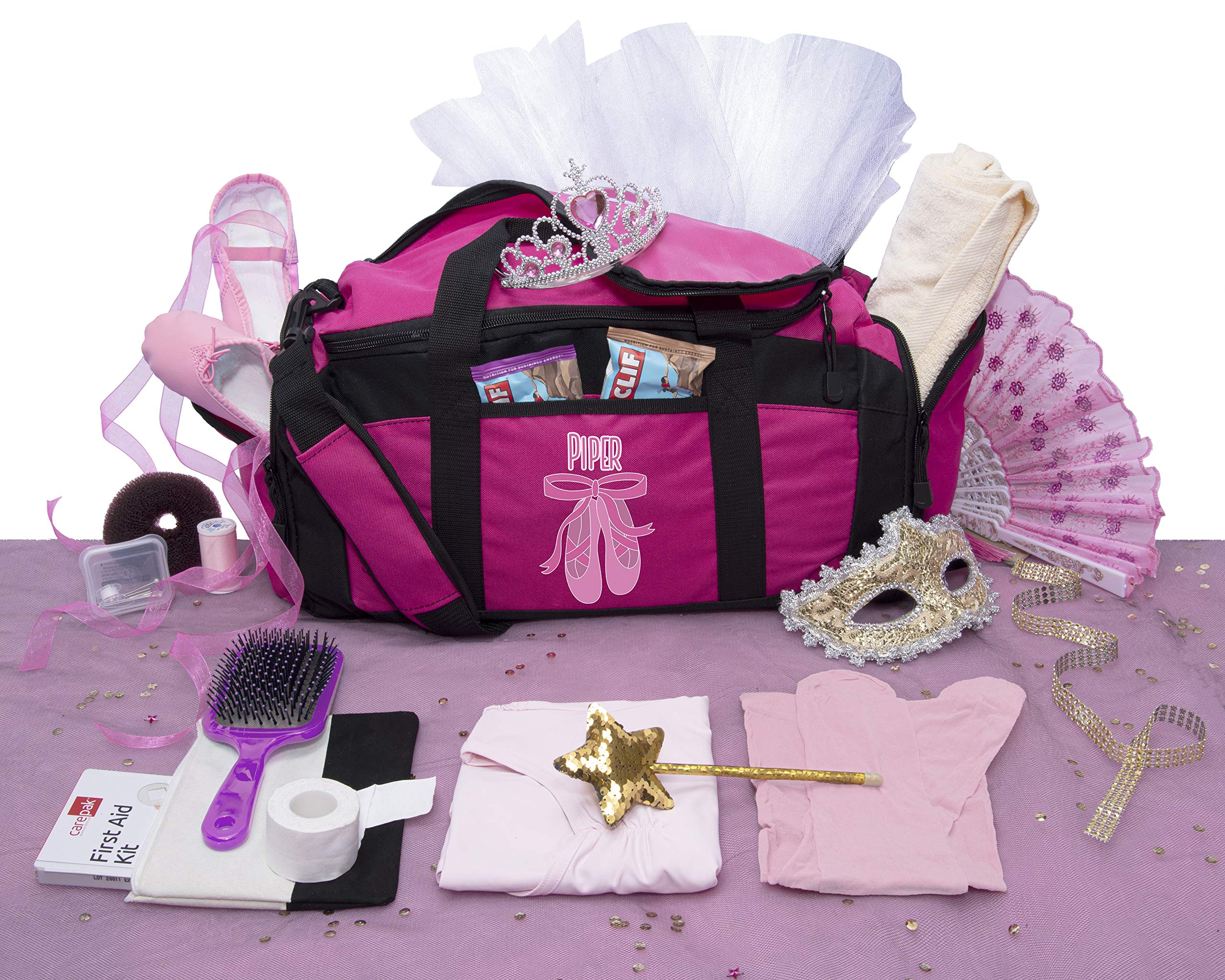 Personalized Dance Duffle Bag - Custom Monogrammed Gym Bag for Ballet, Jazz & Hip Hop Dancers | Perfect for Dance Classes, Competitions & Travel
