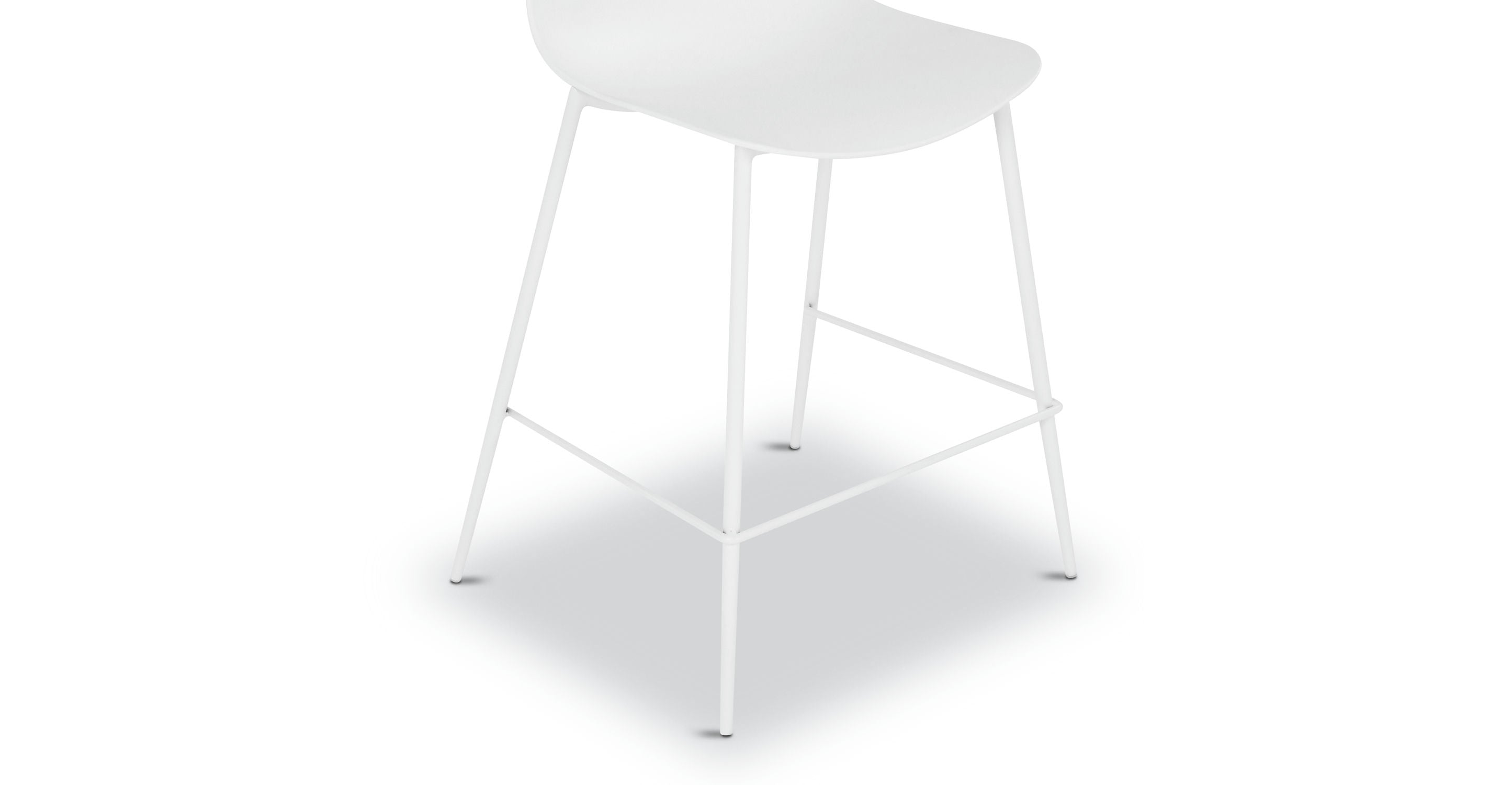 Isla Counter Height Stool - Adjustable Bar Stool with Backrest, Modern Kitchen Island Stool for Dining & Breakfast Nook, Perfect for Home, Cafe & Restaurant Use