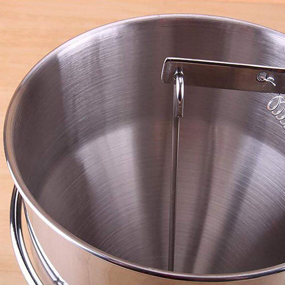 Premium Stainless Steel Piston Funnel - Kitchen Baking Tool for Sauce, Cream & Batter Dispensing | Perfect for Funnel Cakes, Pancakes, Desserts & DIY Cake Decorating | Durable Bakery Accessory for Home & Professional Use