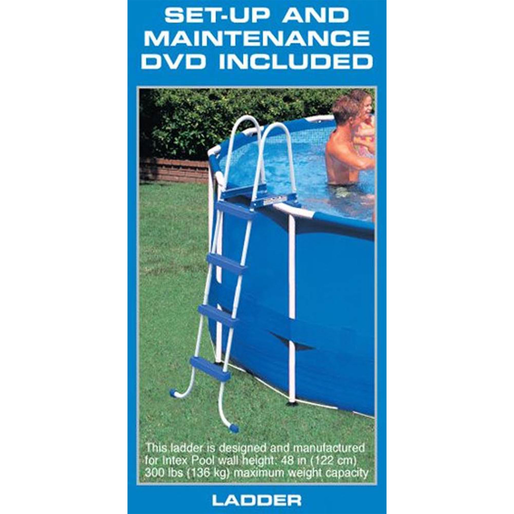 **Intex 18ft x 48in Metal Frame Above Ground Swimming Pool Set with Filter Pump, Pool Cover, Inflatable Cooler & 2 Recliner Chairs – Perfect for Backyard, Parties & Summer Fun**