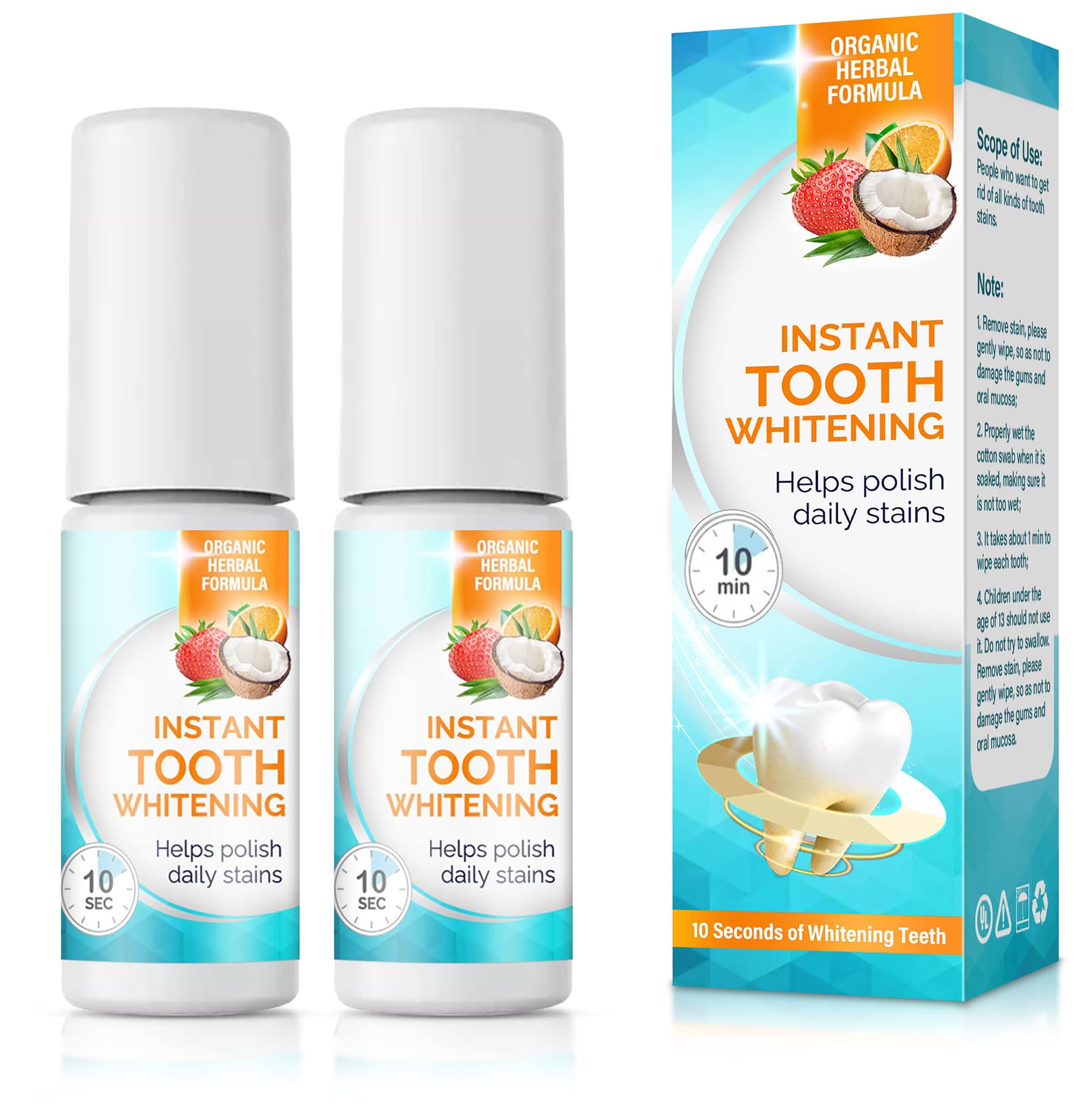 ALSTEN Teeth Whitening Paint - Instant White Tooth Polish for Brighter Smile, Easy to Apply at Home | Perfect for Daily Use, Special Occasions & Confidence Boost