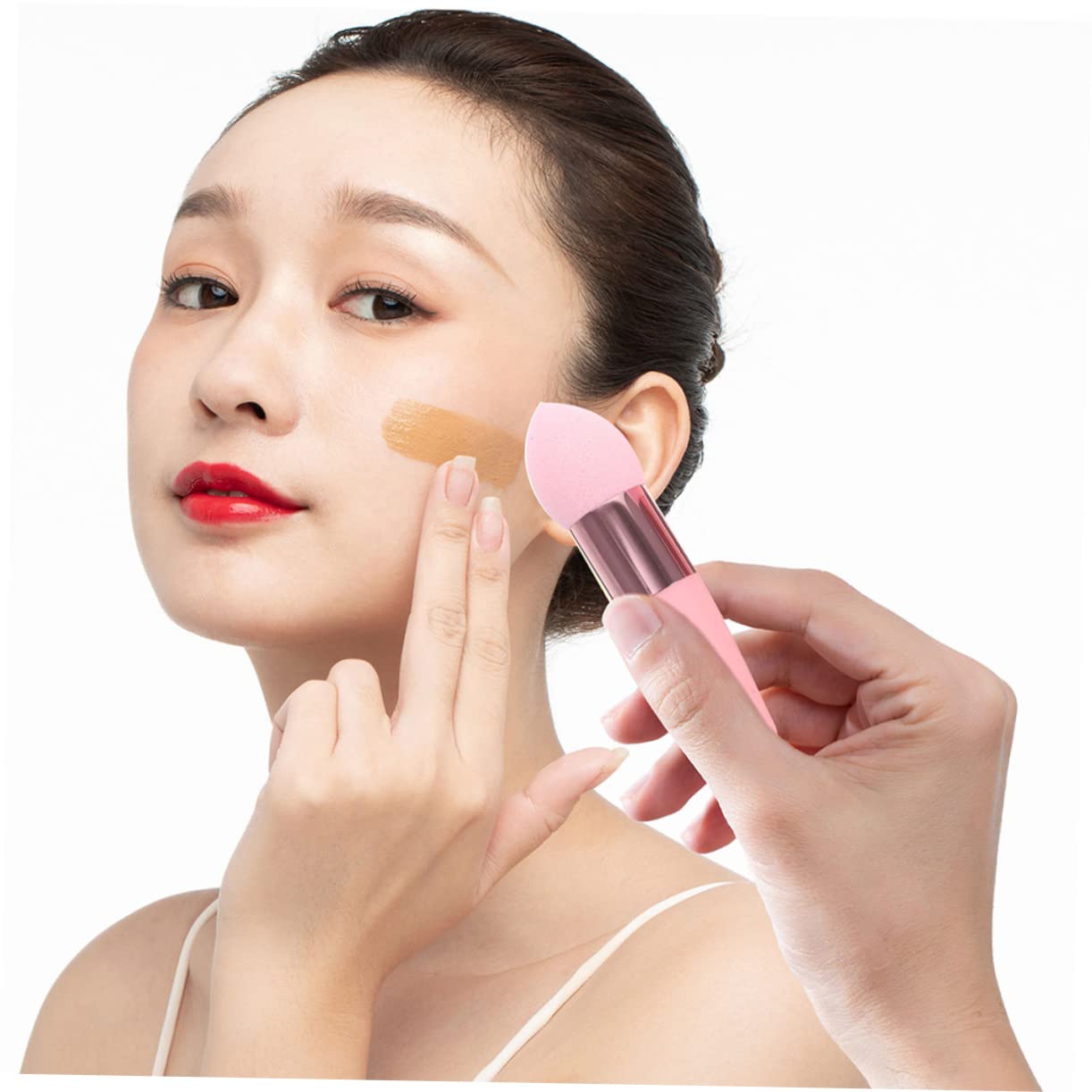 Beautyfu 3-Piece Blending Makeup Sponge Set - Pink & Purple Latex-Free Cosmetic Sponges for Foundation, Concealer & Powder Application - Perfect for Professional Makeup Artists & Everyday Beauty Routine