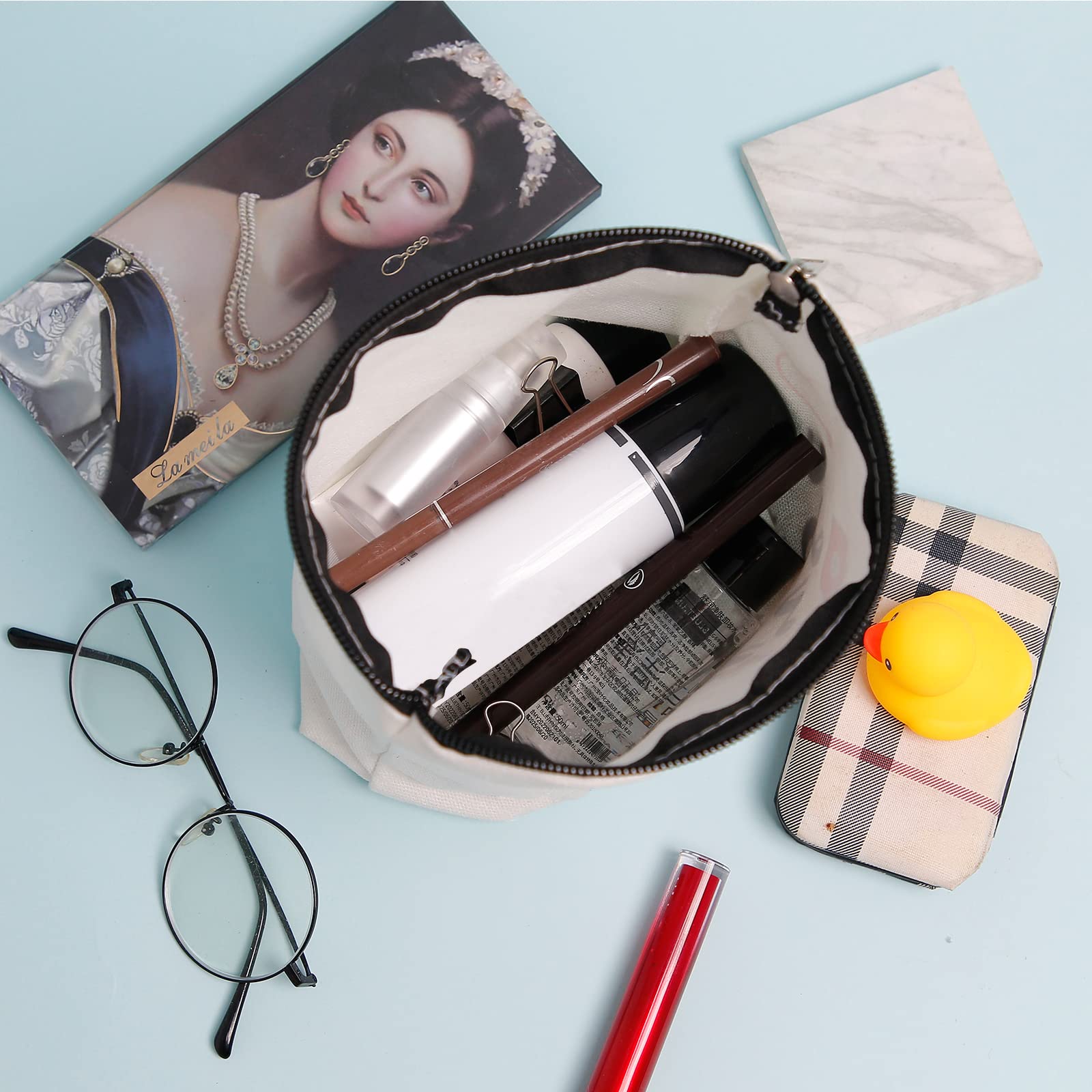 Fairy Tale Travel Makeup Bag - Waterproof Cosmetic Toiletry Organizer for Women - Perfect for Travel, Gym & Daily Essentials Storage