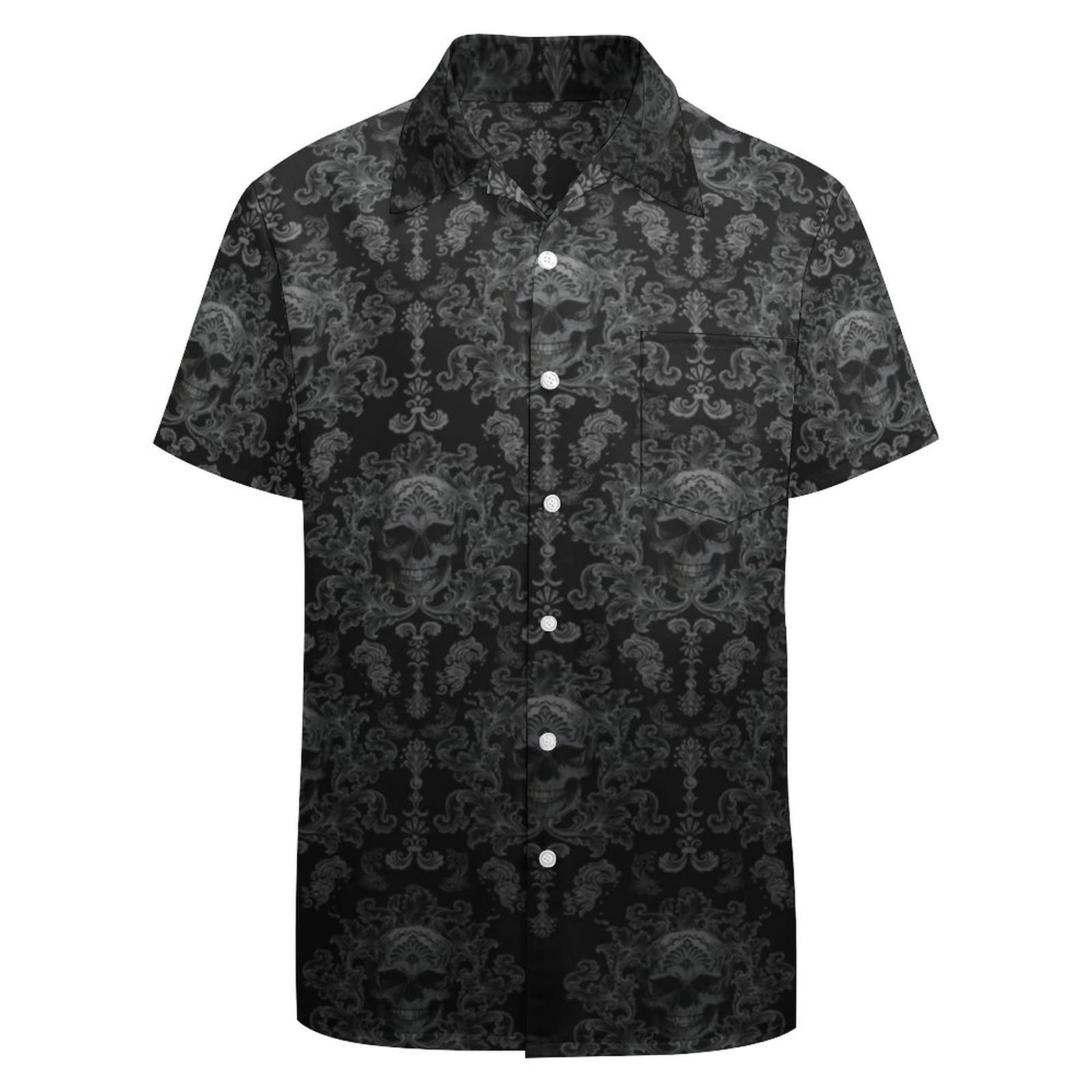 Men's Short Sleeve Button Down Hawaiian Shirts - Tropical Printed Casual Party Shirt for Summer Vacation, Beach Outings & Luau Events
