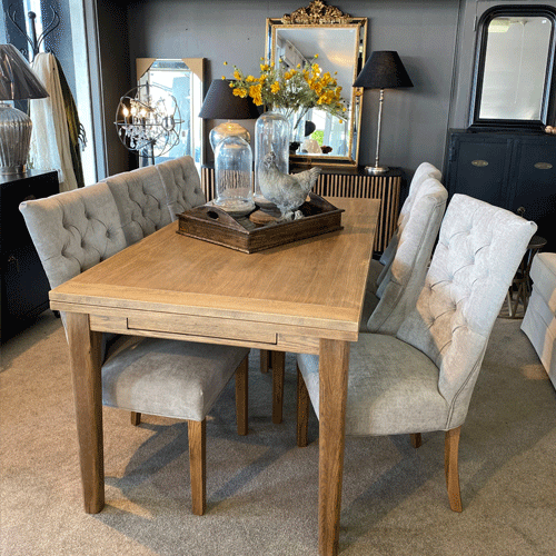Hartley Extendable Dining Table - 6ft/7.5ft/9ft - Solid Wood Expandable Table for Family Gatherings & Dinner Parties - Perfect for Large Dining Rooms & Entertaining Guests