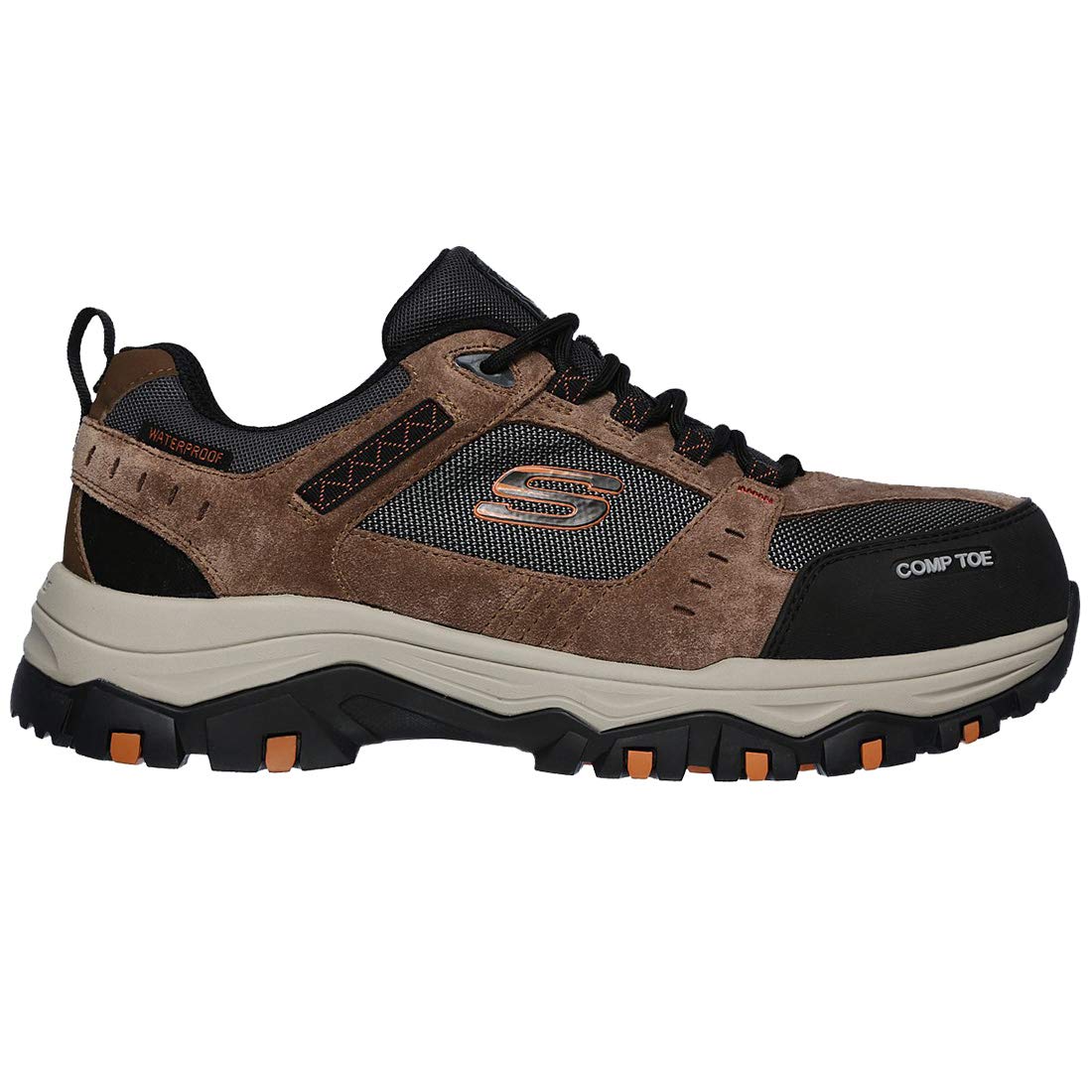 Skechers Men's Greetah Construction Shoes - Durable Work Boots for Construction Workers & Outdoor Labor | Perfect for Job Sites, Landscaping & Heavy-Duty Work