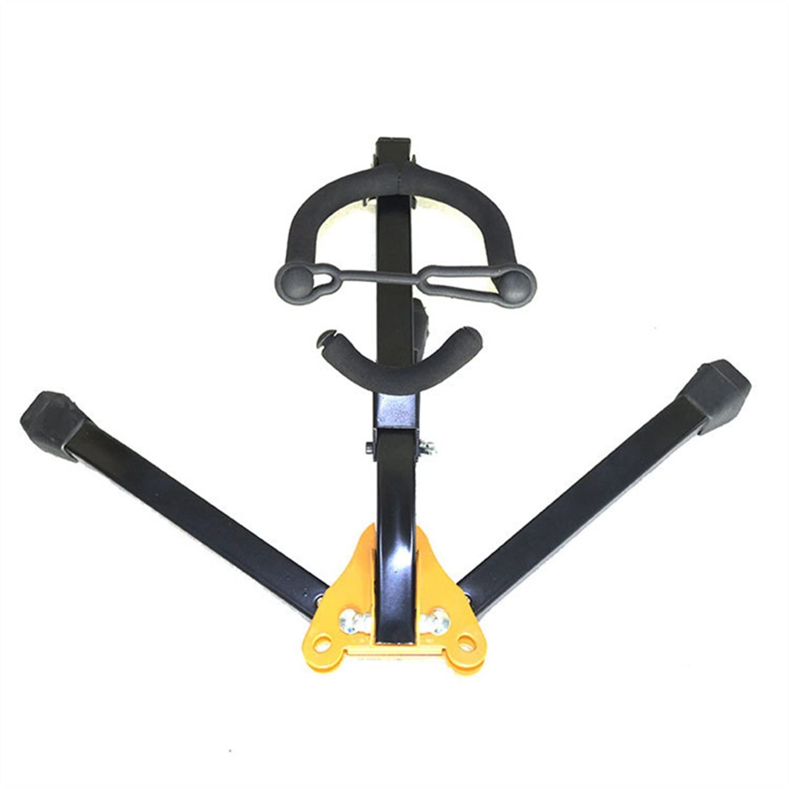 Foldable Tenor Saxophone Stand - Alto Sax Metal Floor Stand Tripod Holder - Durable Woodwind Instrument Accessories for Saxophone Kit - Perfect for Home Practice, Studio & Live Performances