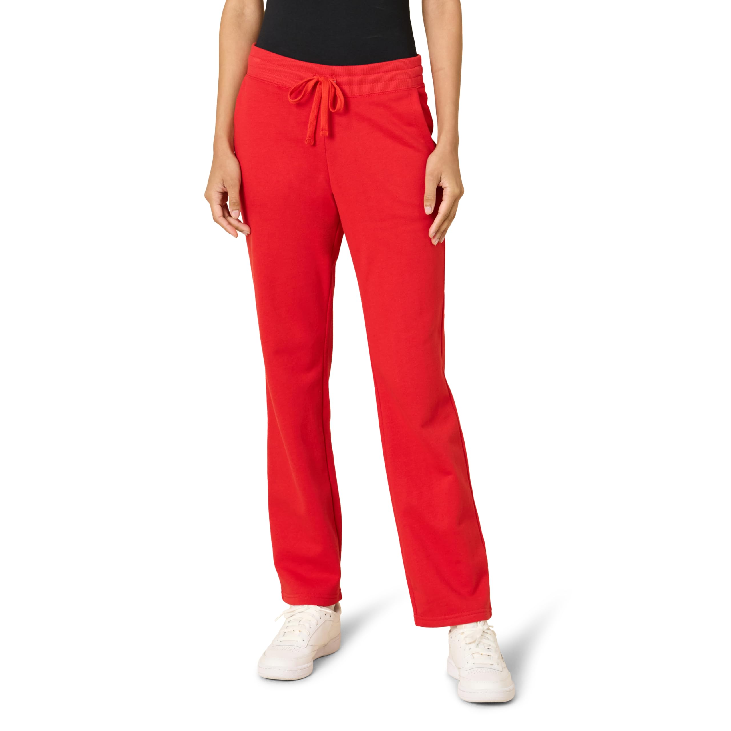 Amazon Essentials Women's Fleece Straight Leg Sweatpants - Comfortable Lounge Pants for Casual Wear, Yoga & Home Relaxation (Plus Size Available)