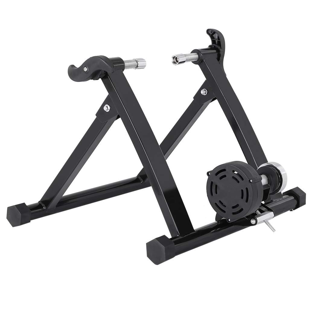 Indoor Bike Trainer Stand - Convert Road & Mountain Bikes (24-29 Inch/700c Wheels) into Stationary Exercise Bikes | Perfect for Home Workouts, Cardio Training & Indoor Cycling