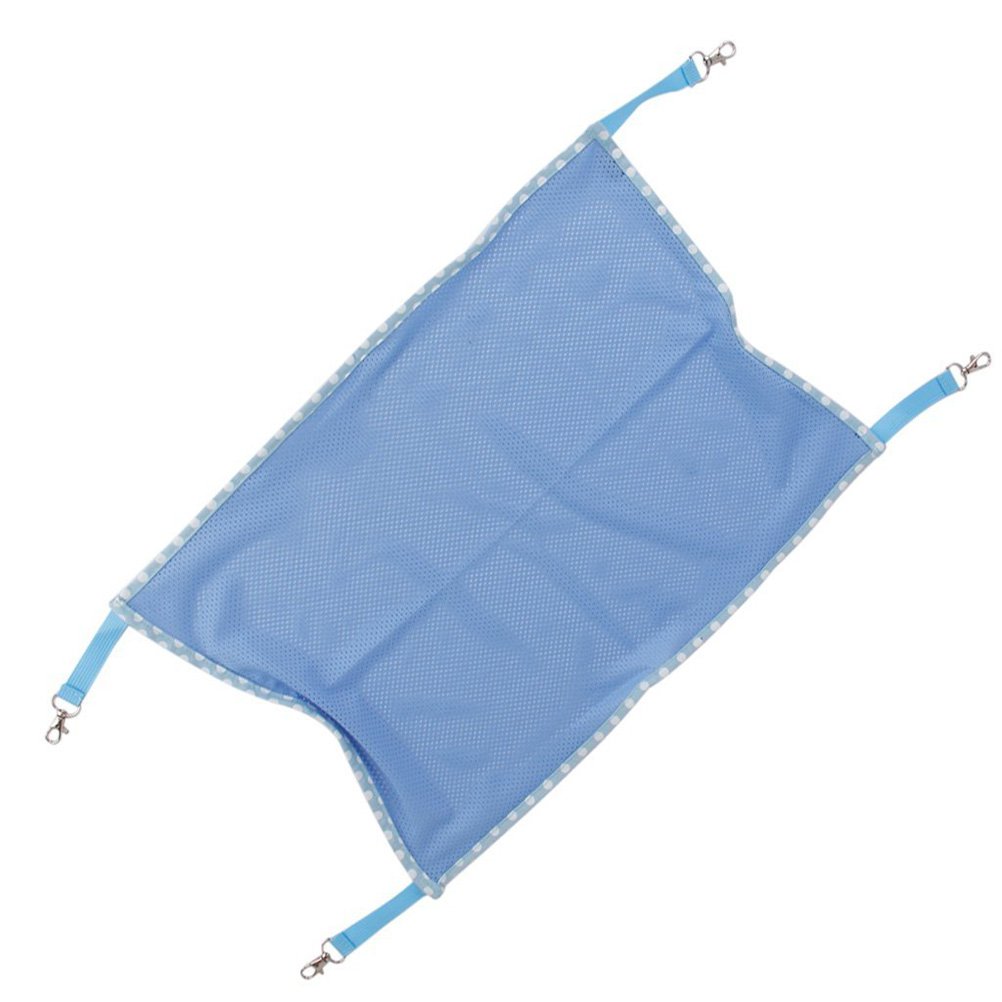 Hanging Cat Hammock Bed with Soft Blanket - Cozy Pet Swing for Cats, Kittens & Ferrets - Indoor/Outdoor Use for Lounging, Napping & Relaxing in Sun or Shade
