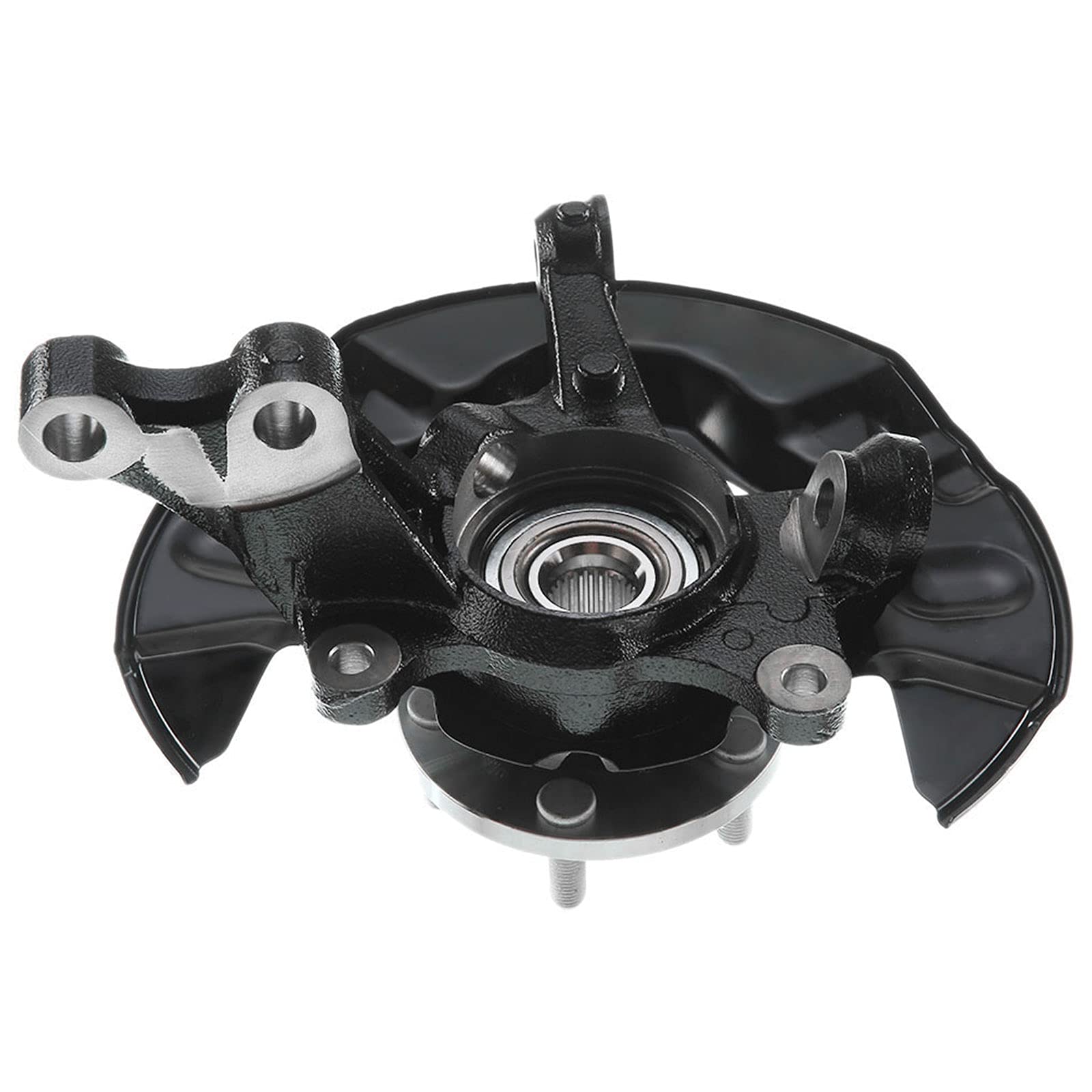 Premium Front Wheel Hub Bearing & Steering Knuckle Assembly for 2003-2008 Toyota Matrix Wagon with 4-Wheel ABS FWD - Durable Replacement for Smooth Driving & Enhanced Safety