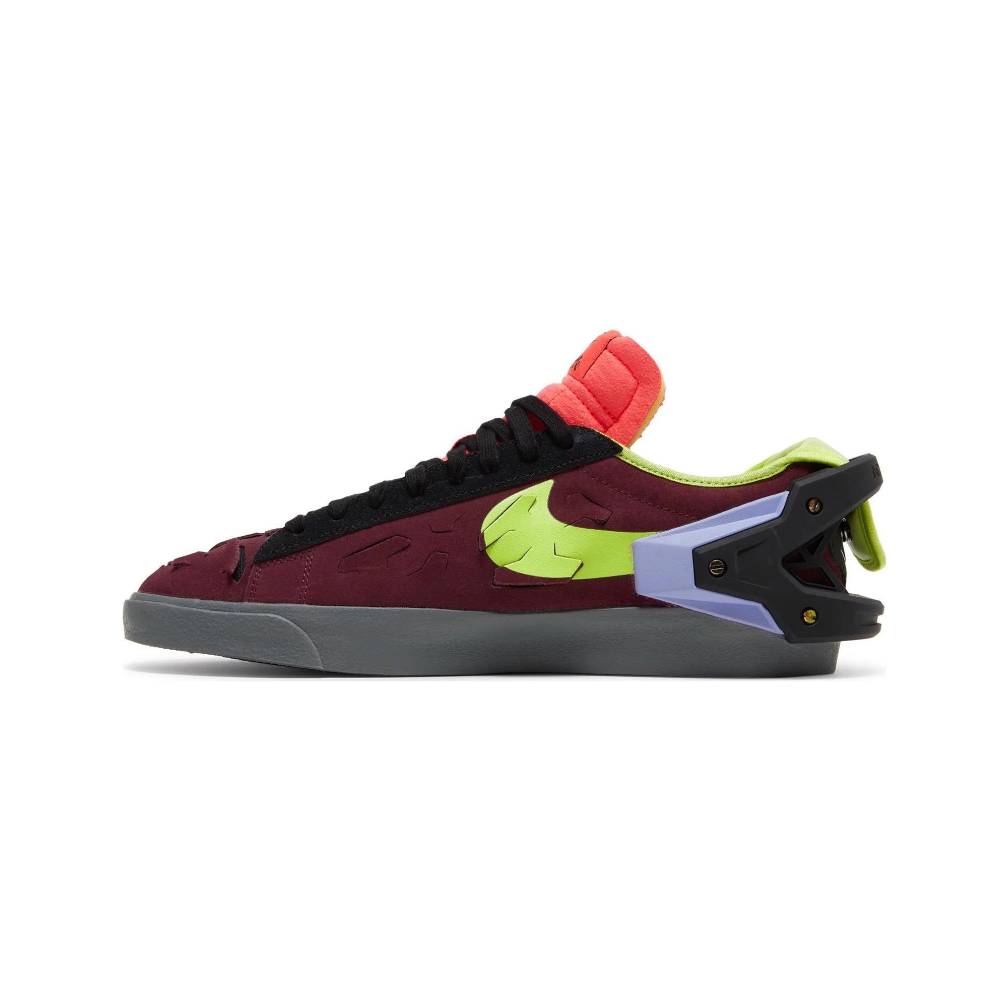 Nike Blazer Low x Acronym 'Night Maroon' Sneakers (2022) - Stylish Streetwear Shoes for Men | Perfect for Casual Wear, Urban Fashion & Sneaker Collectors