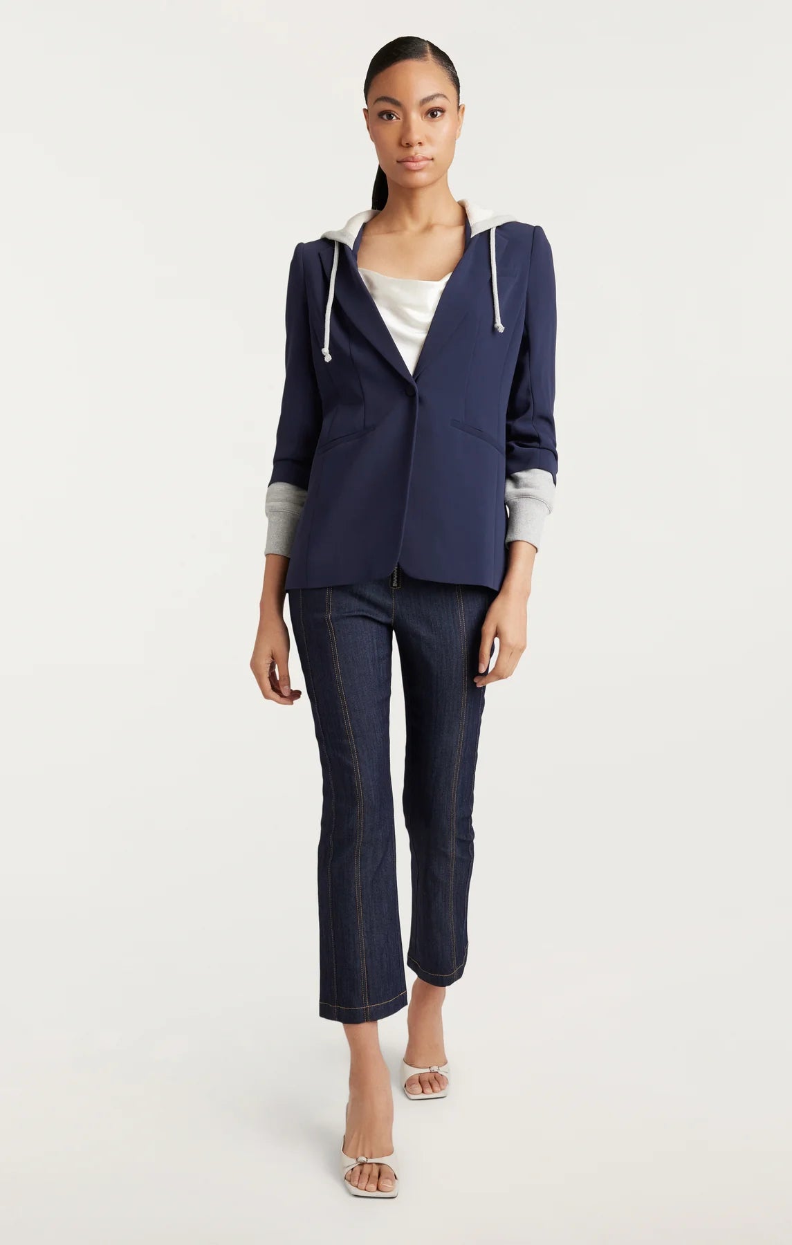 Cinq A Sept Khloe Hooded Jacket for Women - Stylish Outerwear for Fall & Winter | Perfect for Casual Outings & Layered Looks