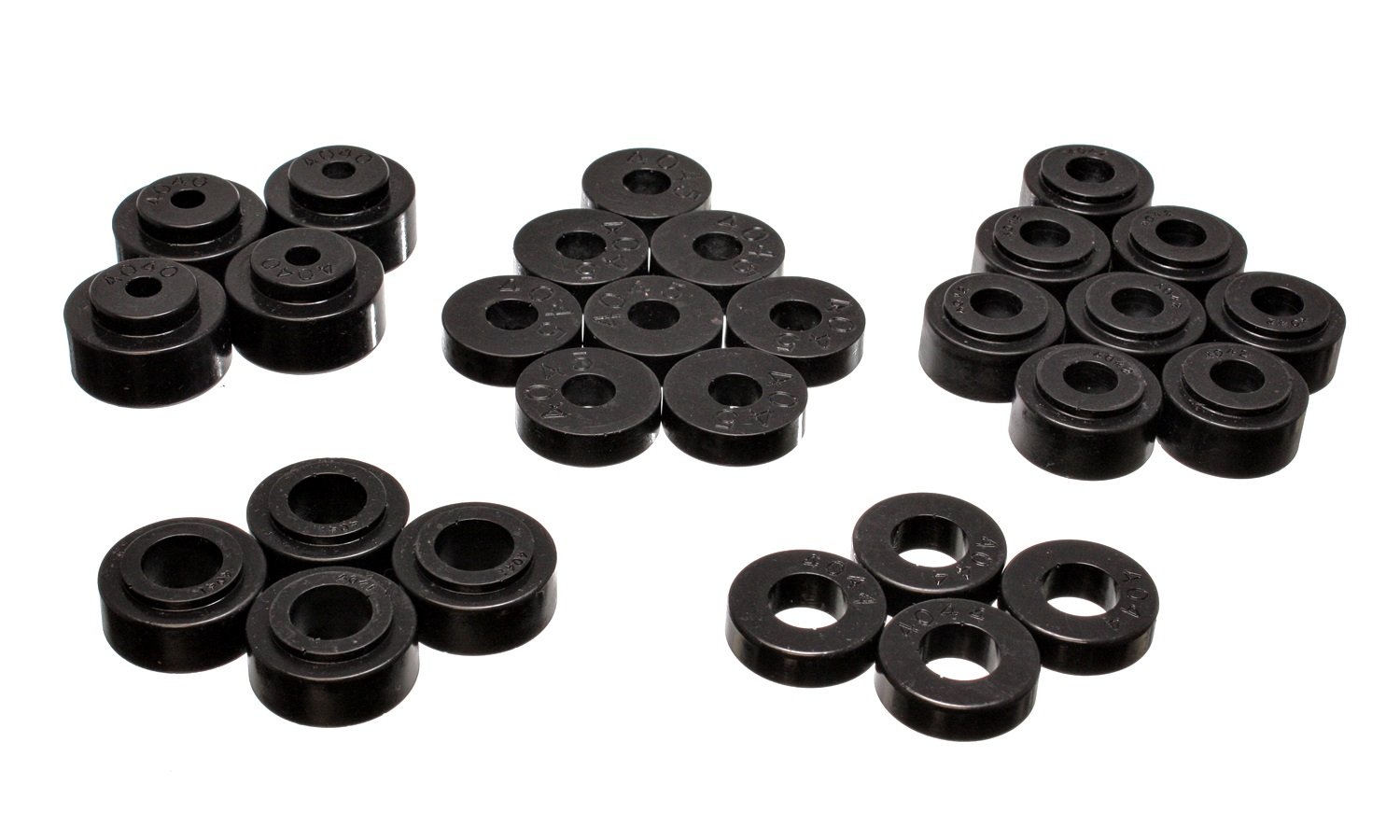 Energy Suspension 3.4114G Body Mount Set for GM Trucks & SUVs - Durable Rubber Replacement Bushings for Smooth Ride & Vibration Reduction - Perfect for Off-Roading, Towing & Daily Driving