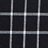 Abby Jean Powerstretch Plaid Fleece Jacket - Black & White - Warm & Comfortable for Outdoor Activities & Casual Wear
