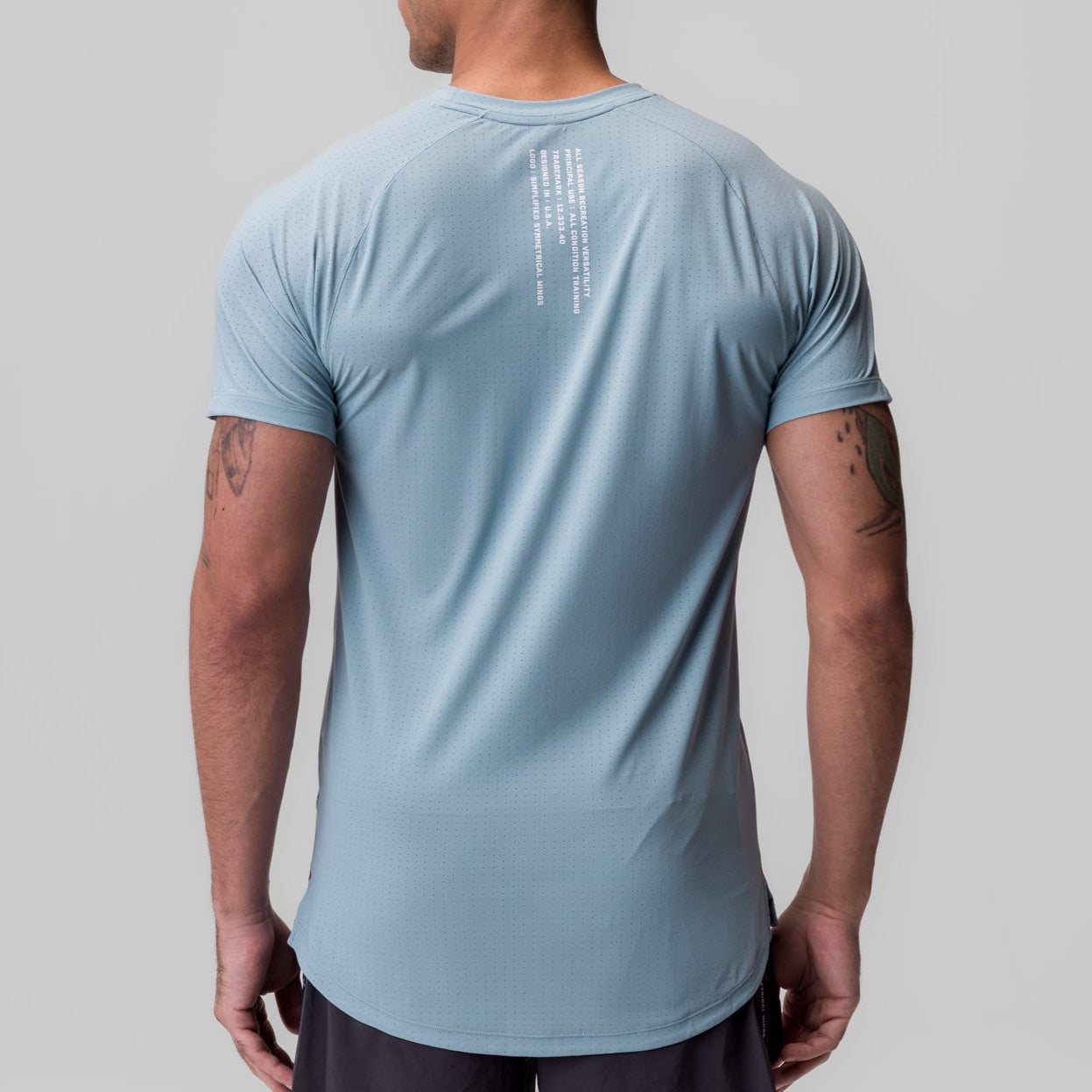 ASRV Men's Laser Vent Performance T-Shirt - Moisture Wicking Athletic Top for Workout & Running - Gym & Outdoor Training Shirt