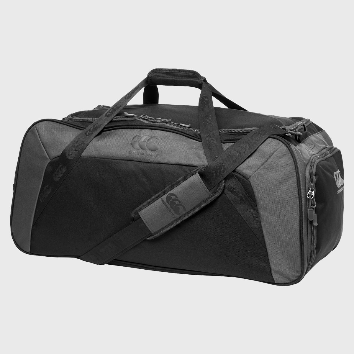 Canterbury Large Duffle Bag - Black - Spacious Travel & Gym Bag for Men & Women - Perfect for Sports, Workouts & Weekend Getaways