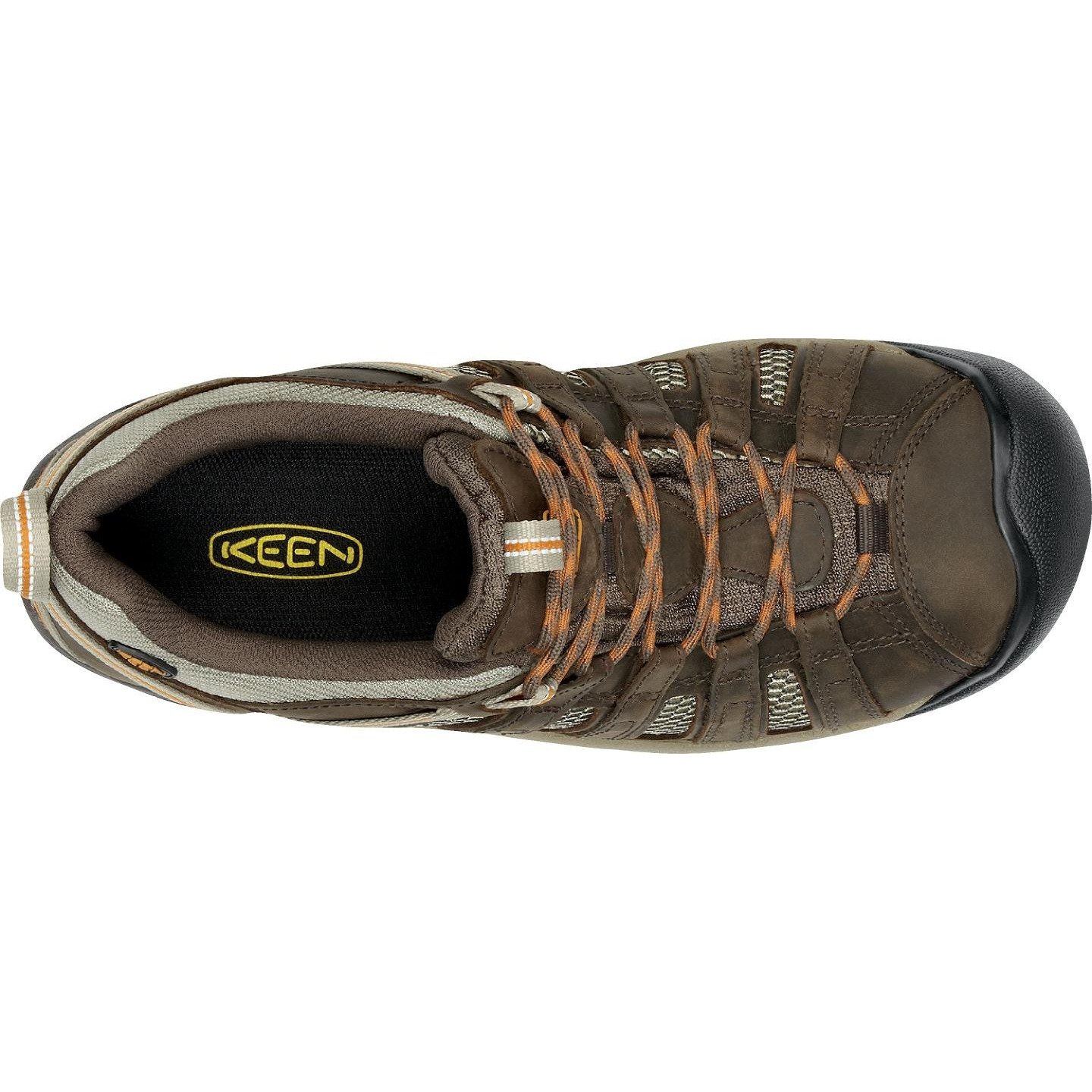 KEEN VOYAGEUR Men's Hiking Shoes - Lightweight Waterproof Outdoor Boots for Men, Black Olive | Perfect for Trail Running, Camping & Backpacking Adventures