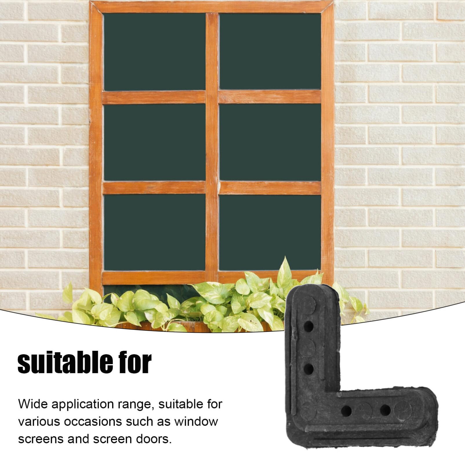 10pcs Plastic Screen Frame Corners - Replacement Screen Bracket for TV, Monitor & Digital Signage - Durable Screen Frame Repair Parts for Home & Office Use