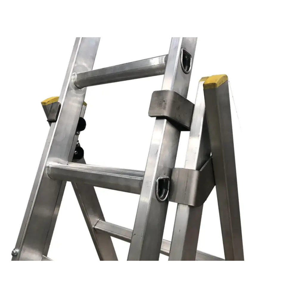 Best Combination Ladder - 3-in-1 Multi-Position Aluminum Ladder for Home & Construction - Perfect for Painting, Roofing & DIY Projects