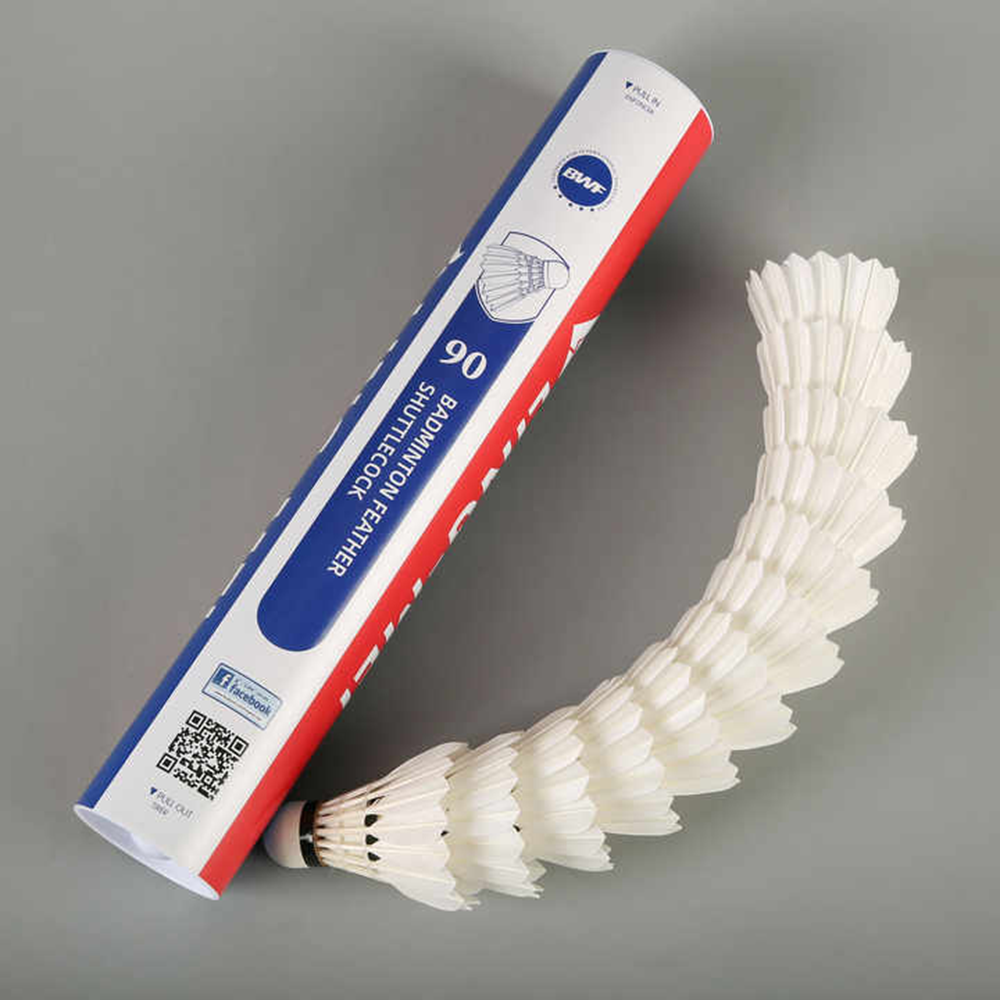 LingMei 90 Badminton Shuttlecocks - Professional Feather Shuttlecocks for Indoor/Outdoor Sports, Training & Tournament Play