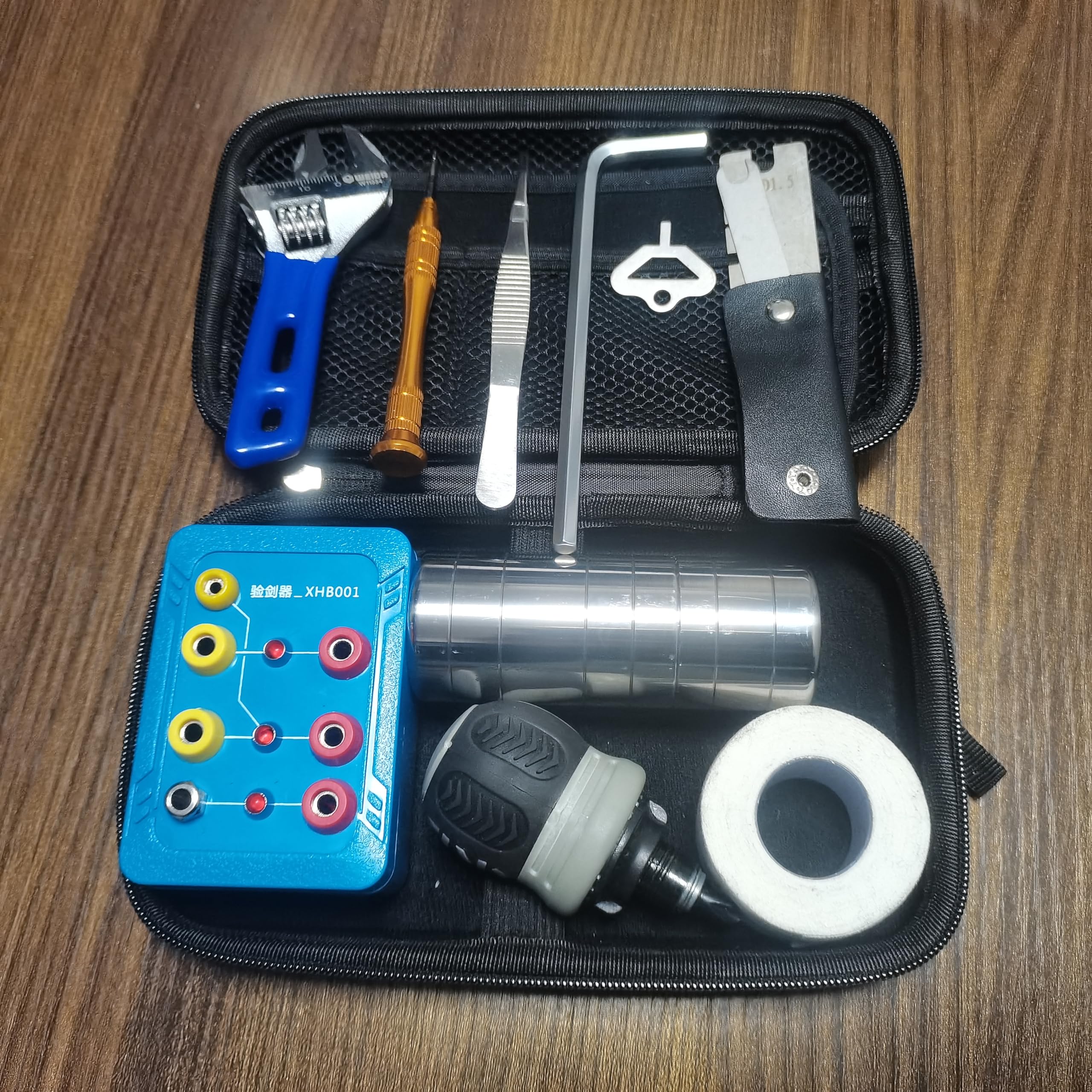 Premium Universal Fencing Repair Tool Kit - Foil, Epee & Sabre Sword Tester with Electric Function | Complete Fencing Equipment Maintenance & Assembly Tools for Professional Fencers & Beginners | Perfect for Training, Competitions & Home Practice