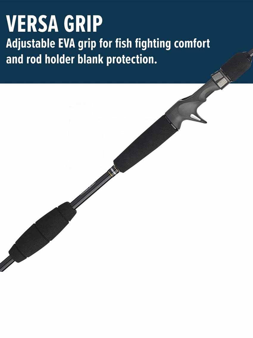 Penn Carnage III Slow Pitch Conventional Fishing Rod - Heavy Duty Offshore Jigging & Bottom Fishing for Tuna, Grouper & Snapper - Perfect for Deep Sea & Saltwater Angling