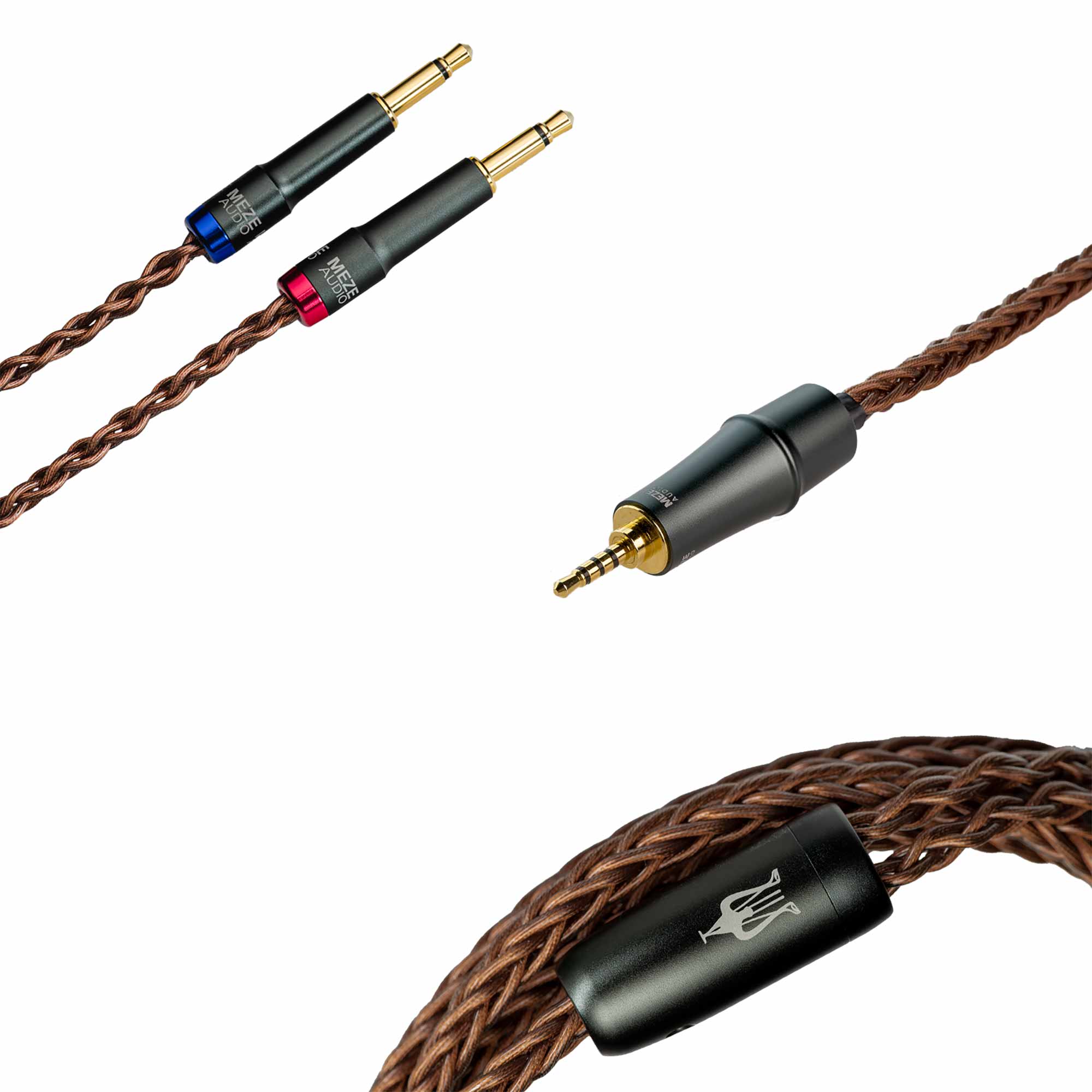 Premium Meze 109 Pro & Liric Copper Replacement Headphone Cable - High-Quality Audio Upgrade for Audiophiles & Studio Use