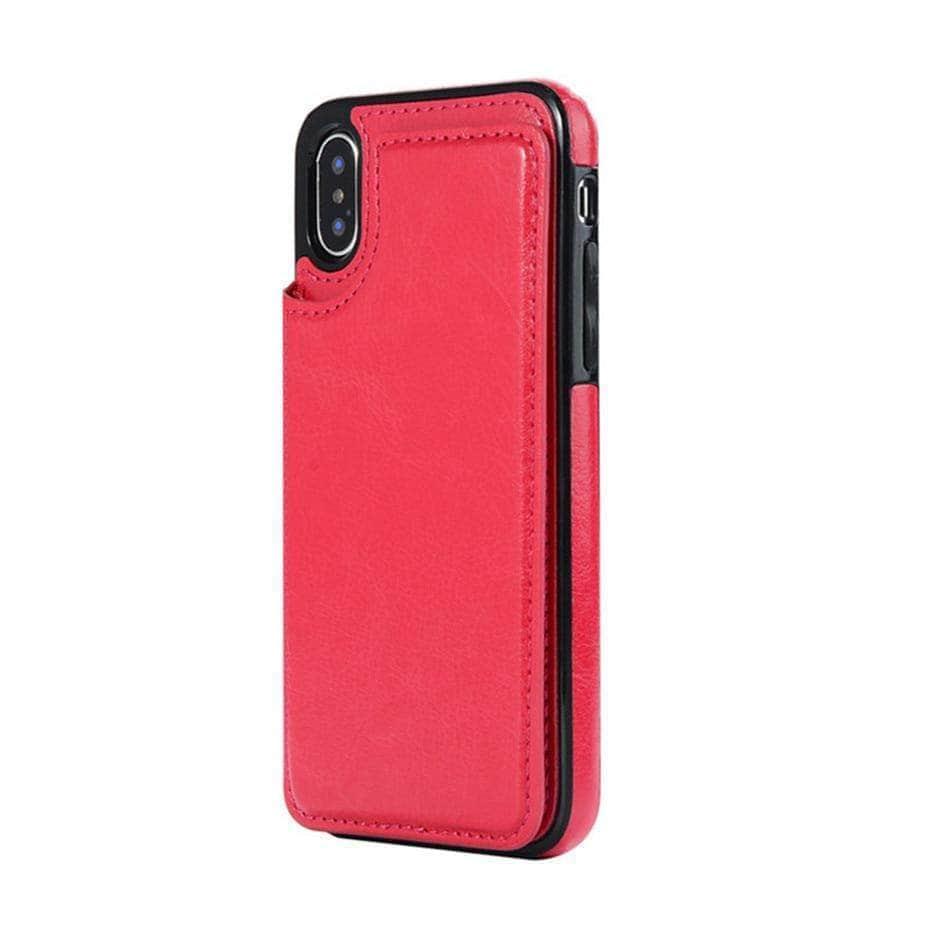 Premium Slim iPhone 13 Pro Leather Wallet Case with 3 Card Slots - Stylish & Protective Phone Cover for Everyday Use, Business Meetings, and Travel