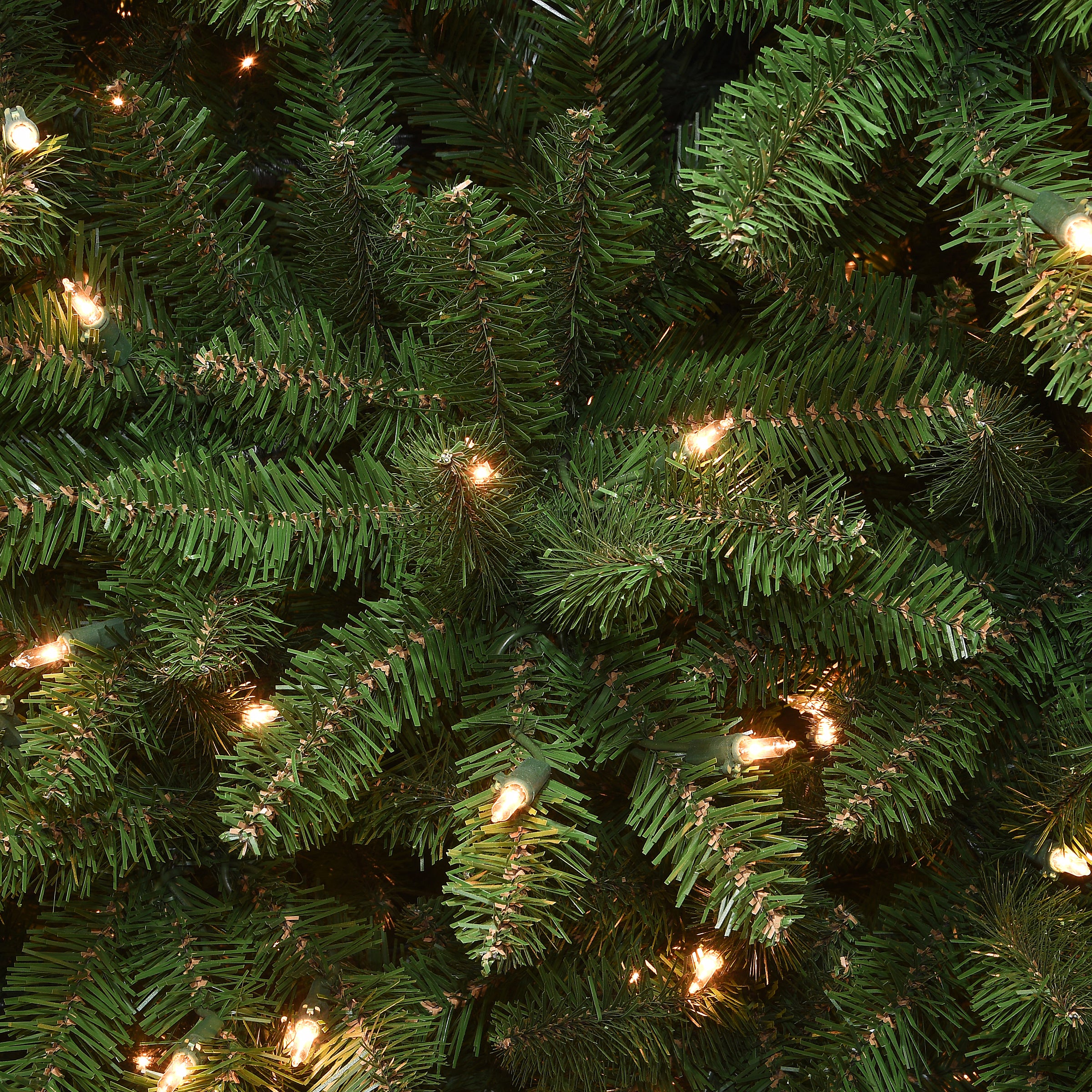 7.5 ft Pre-Lit Kingswood Fir Pencil Christmas Tree with 600 Clear LED Lights - Perfect for Living Room, Office & Holiday Decorations