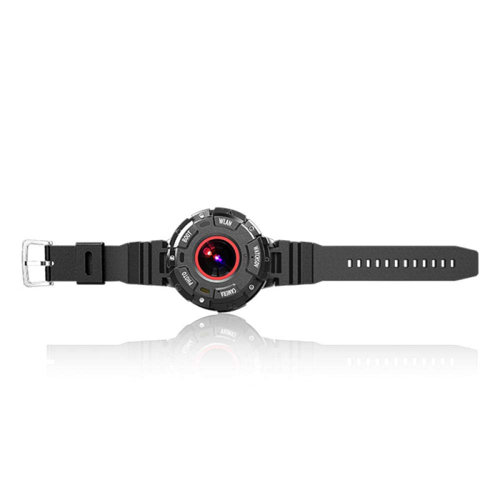 4K Waterproof Action Camera with Anti-Shake & WiFi - Round Screen Sports Camera for Diving, Skiing, Cycling | Shockproof & App Control for Adventure Recording