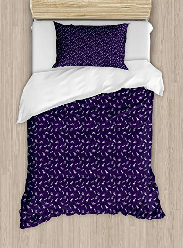 Dark Purple Mint Green